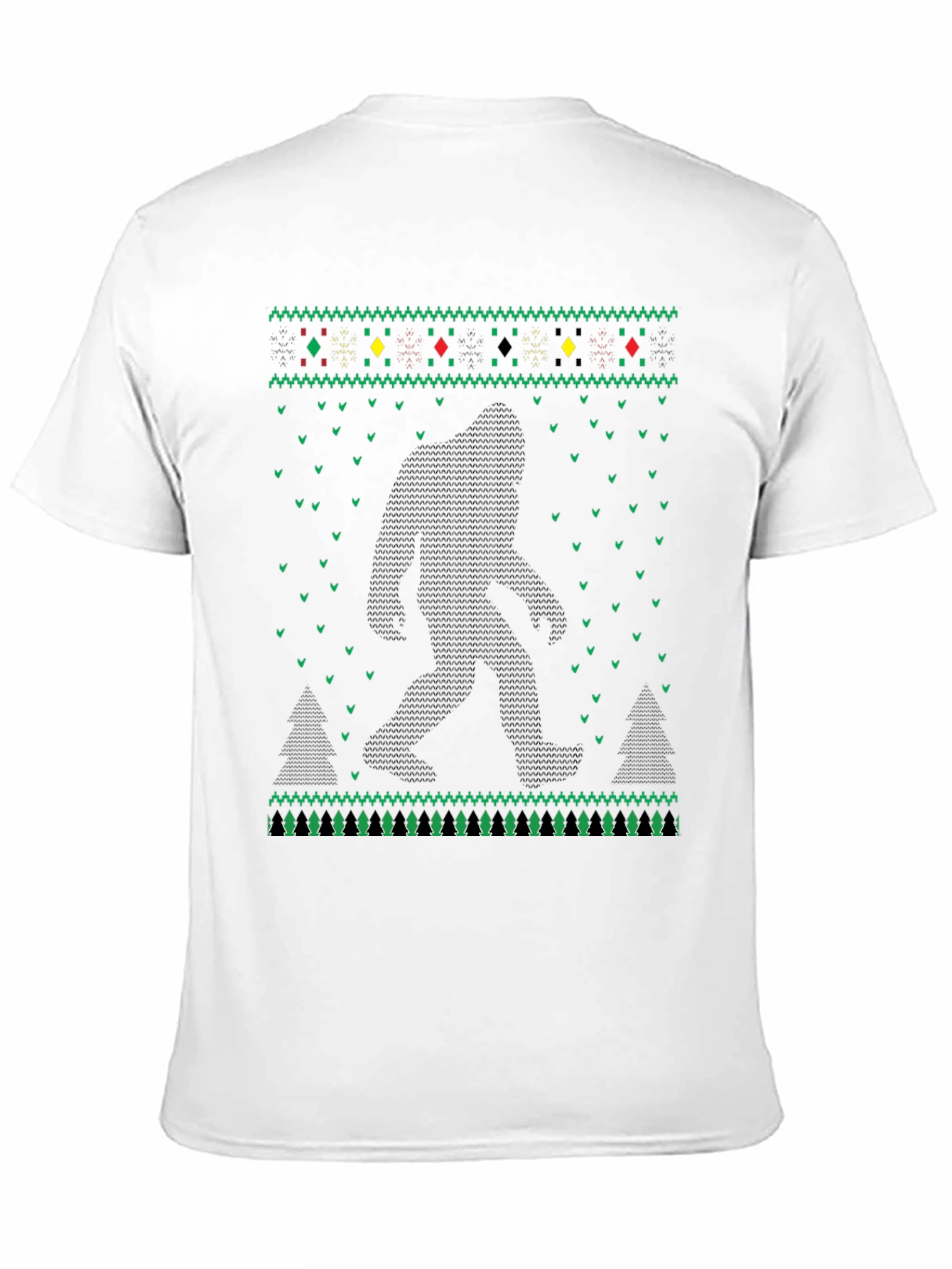 Bigfoot Ugly Christmas Sweater T-Shirt