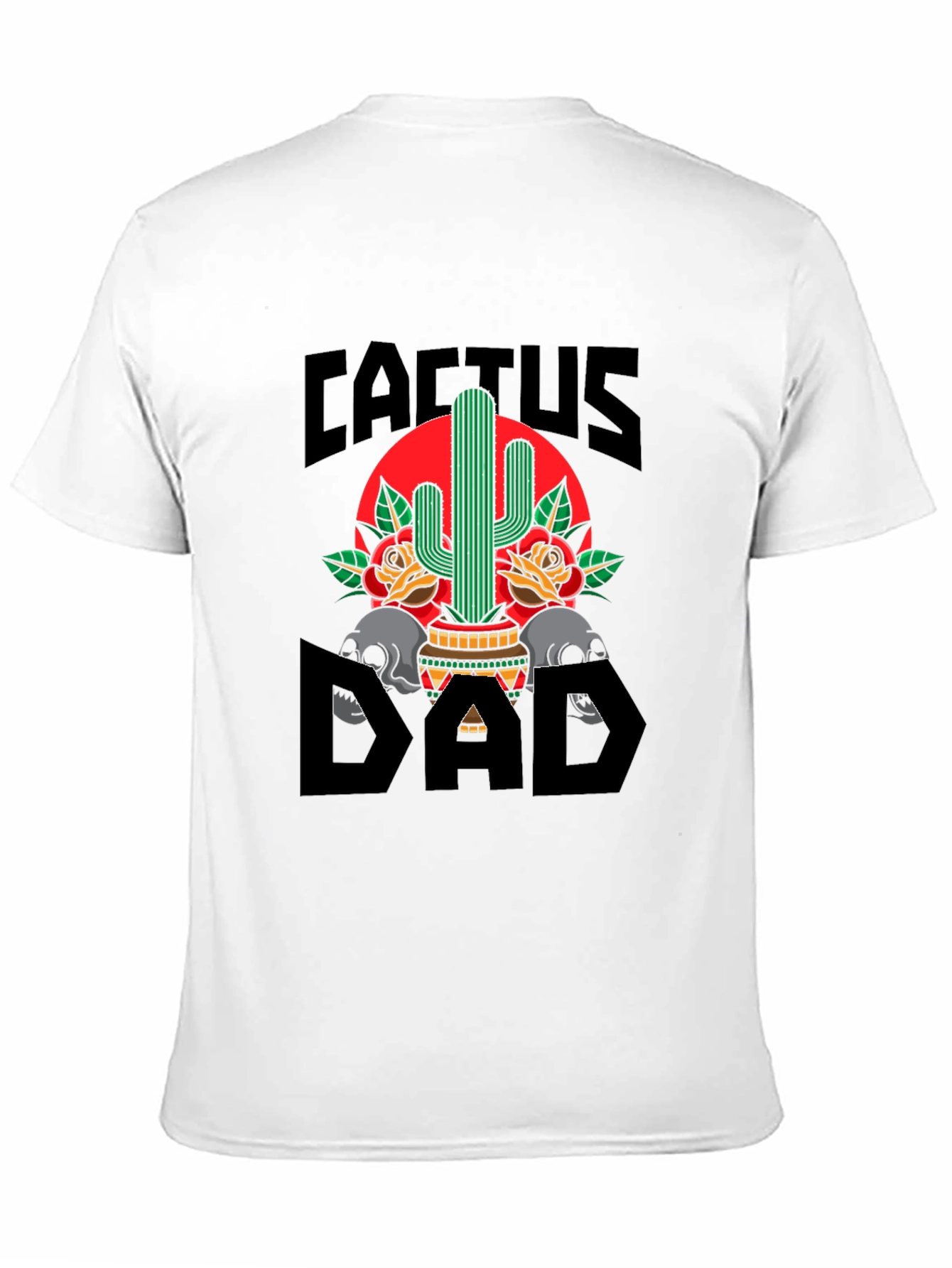 Cactus Dad Graphic T-Shirt - Cool Fathers Day Gift