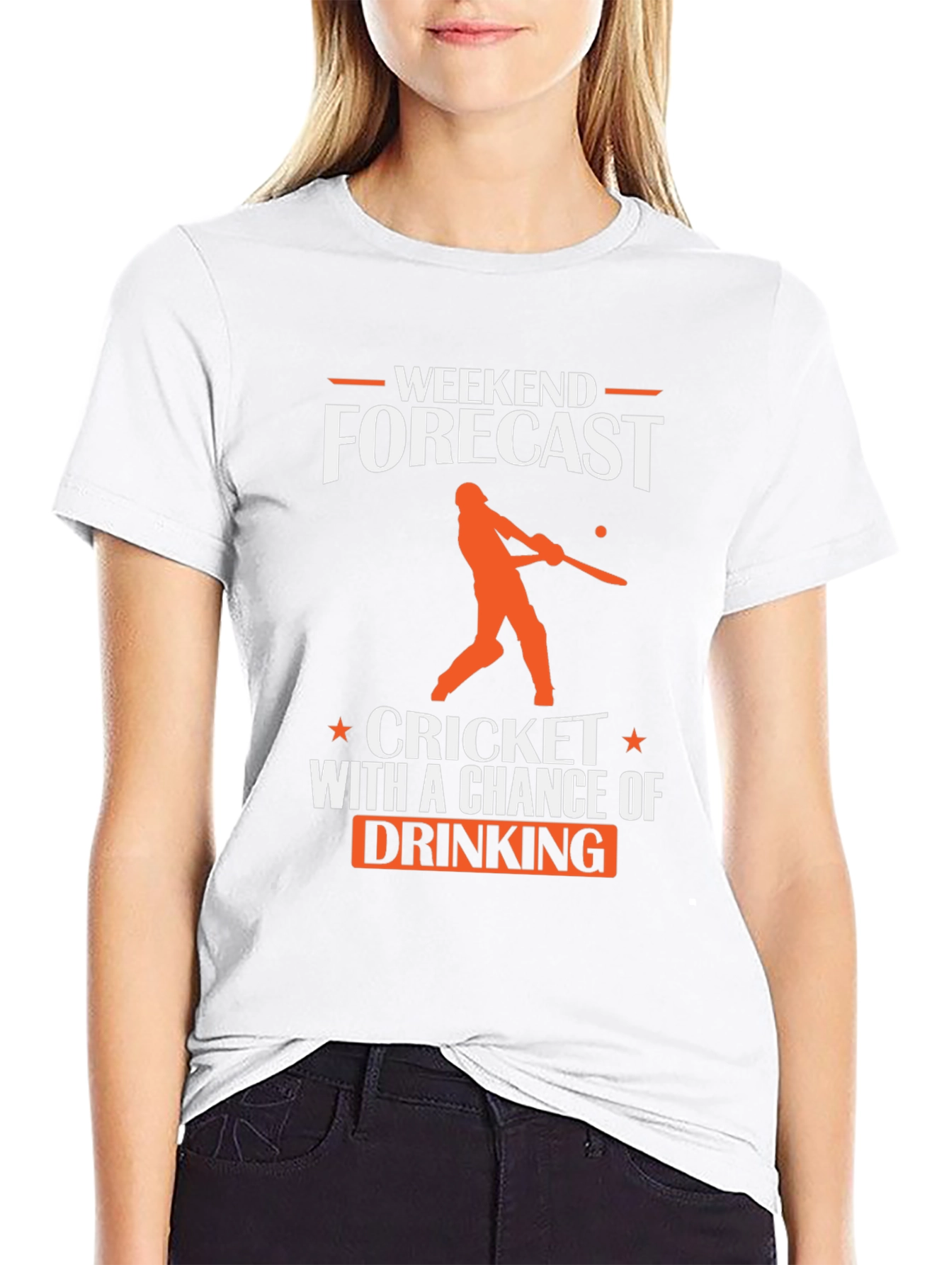 Weekend Cricket & Drinking Forecast T-Shirt
