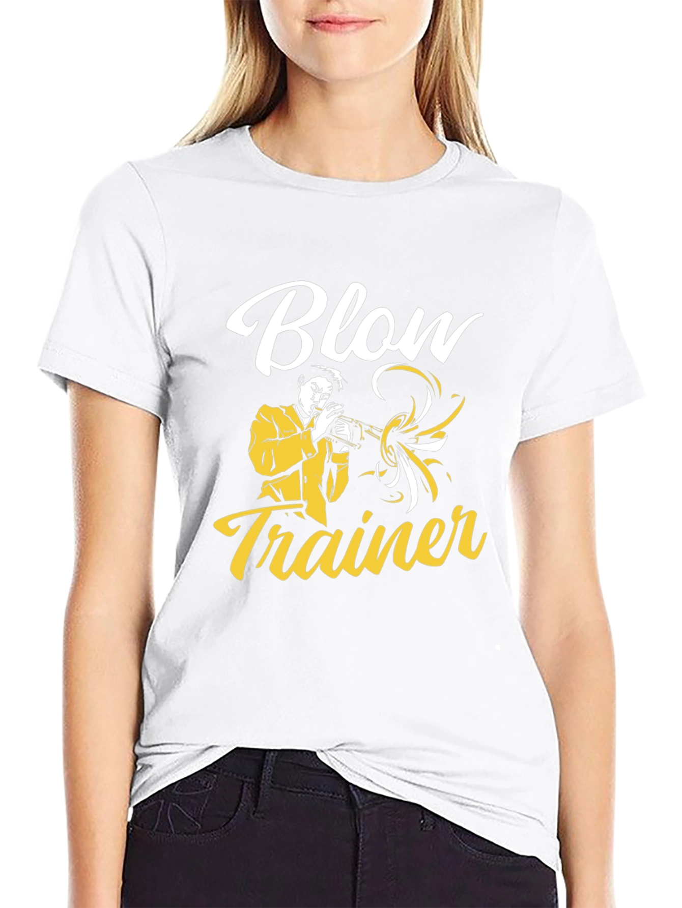 Blow Trainer T-Shirt - Funny Music Tee