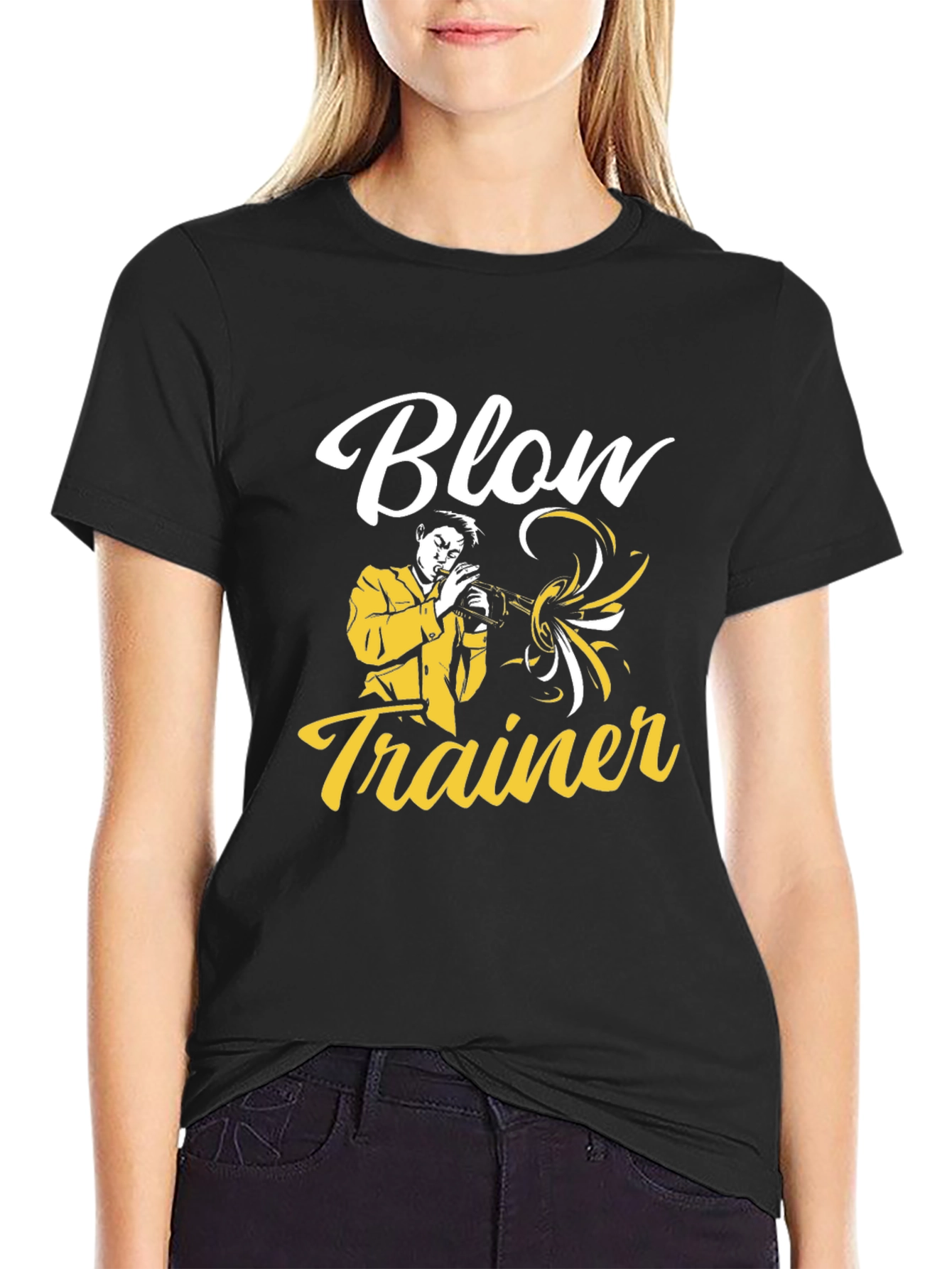 Blow Trainer T-Shirt - Funny Music Tee