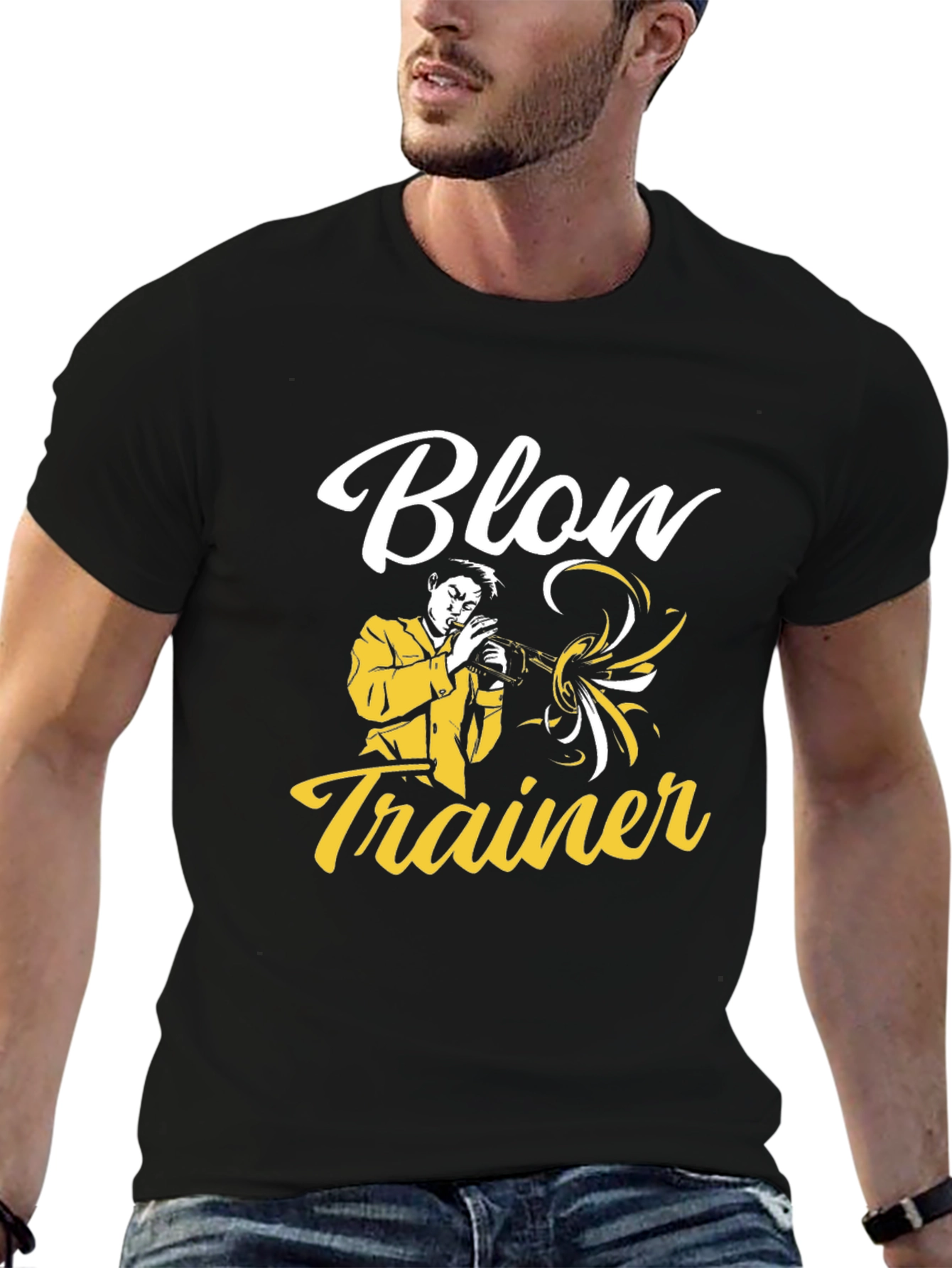 Blow Trainer T-Shirt - Funny Music Tee