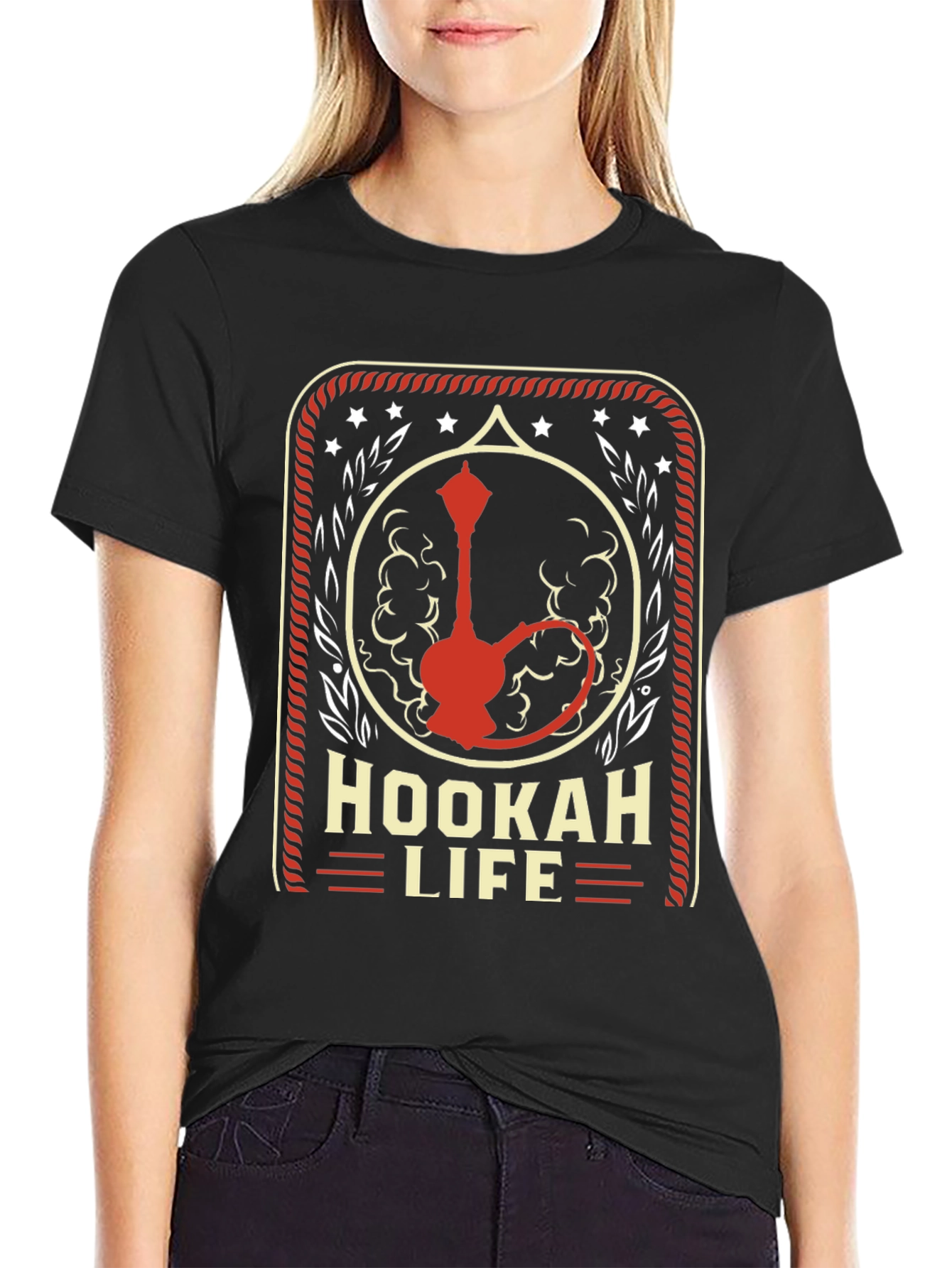 Hookah Life Graphic T-Shirt - Casual Wear