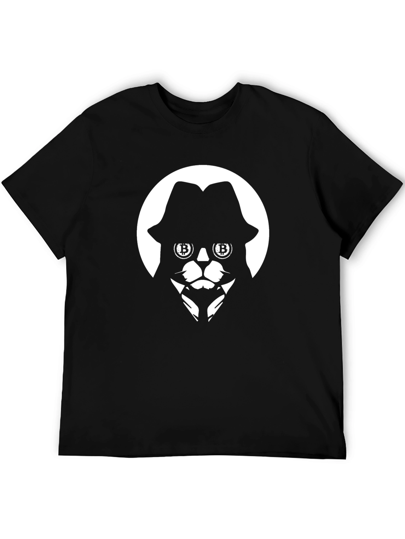 Bitcoin Cat Detective T-Shirt - Crypto Fan Apparel