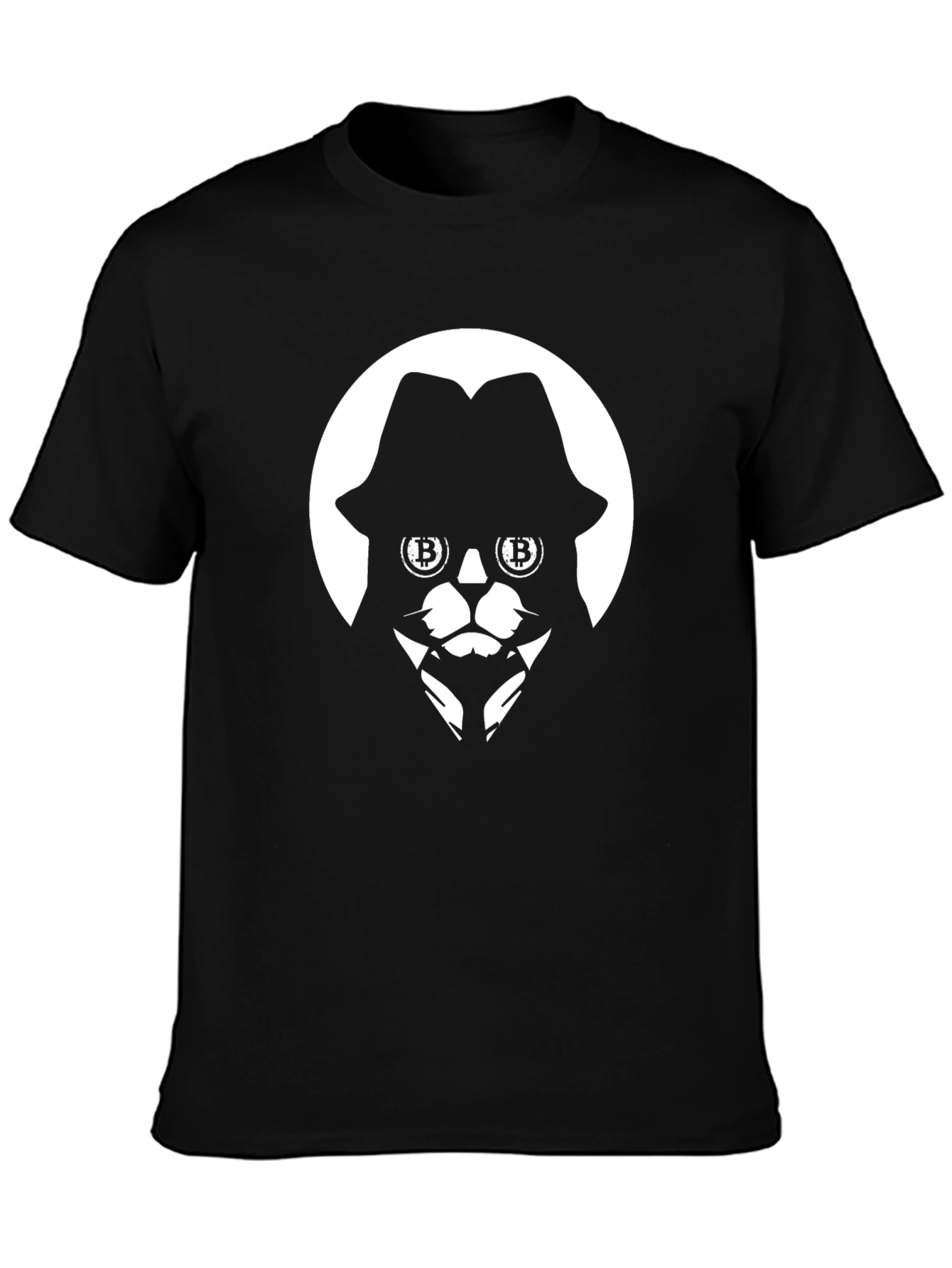 Bitcoin Cat Detective T-Shirt - Crypto Fan Apparel
