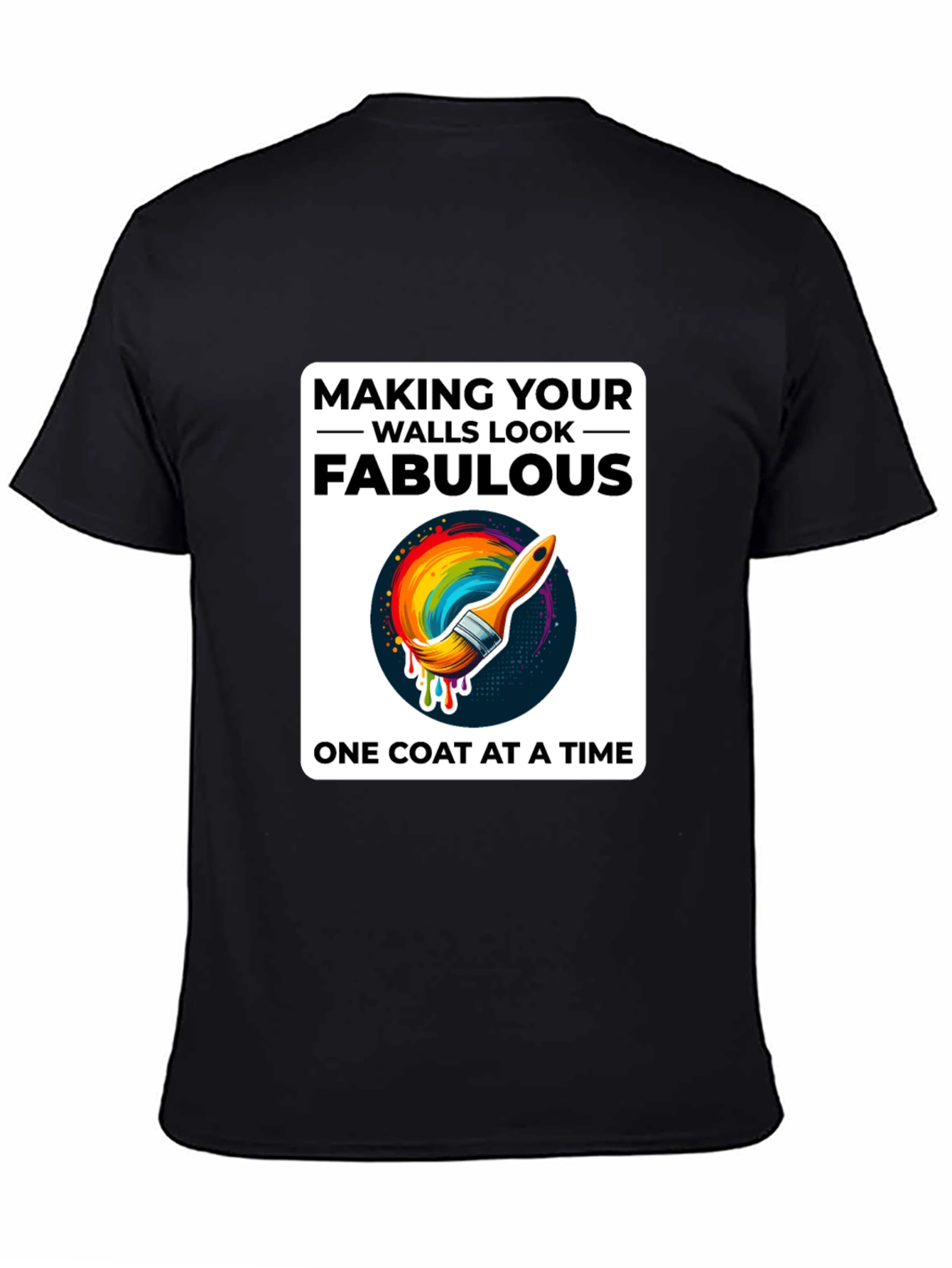 Fabulous Walls T-Shirt Painting Design