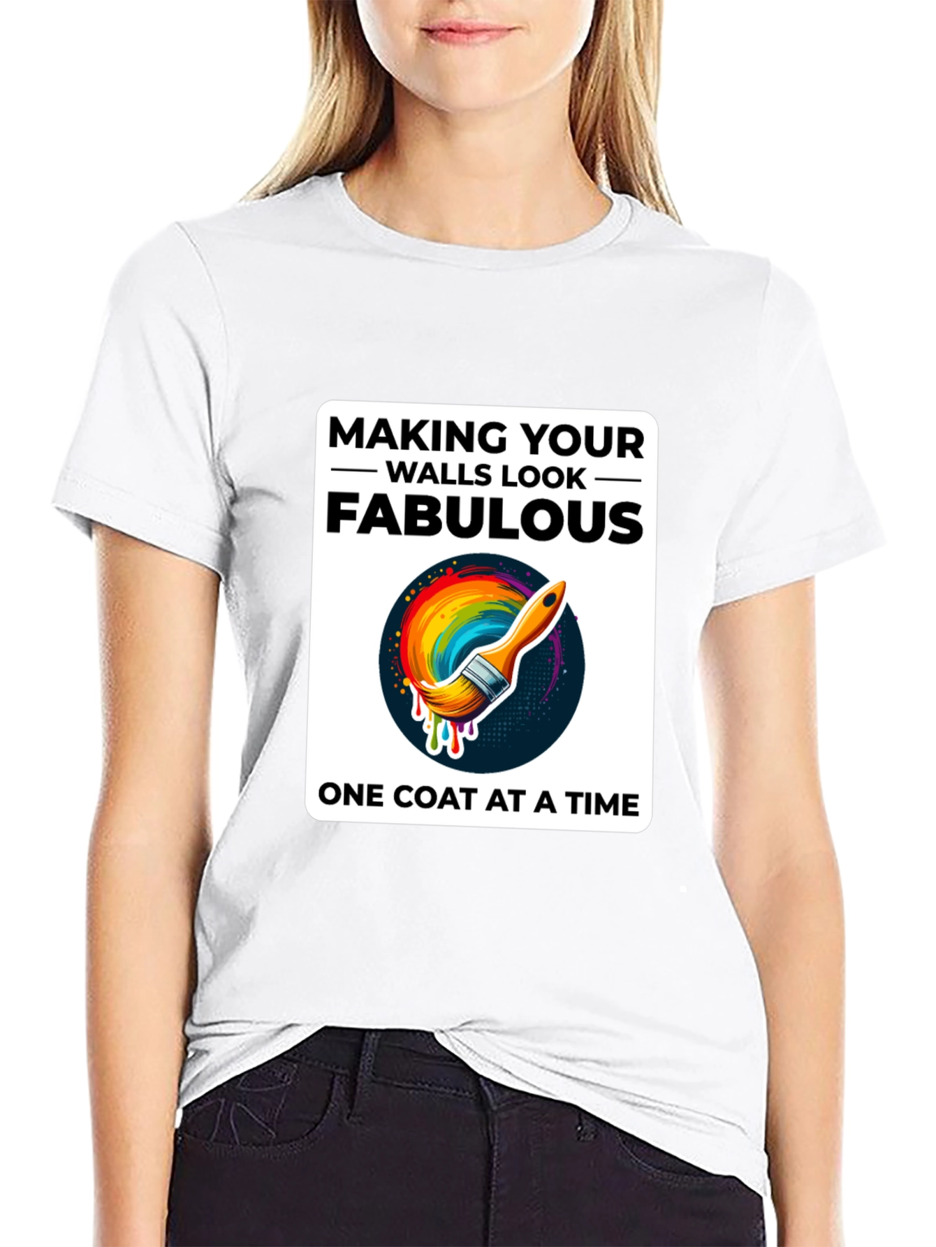 Fabulous Walls T-Shirt Painting Design