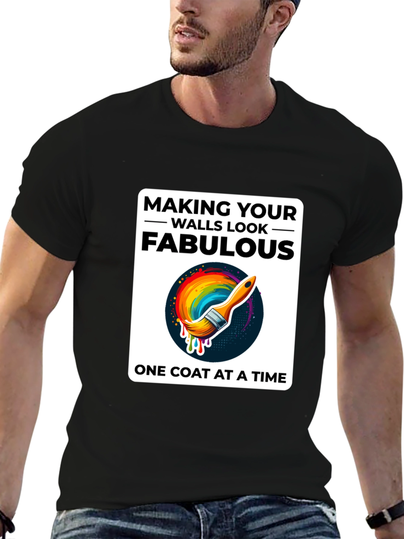 Fabulous Walls T-Shirt Painting Design