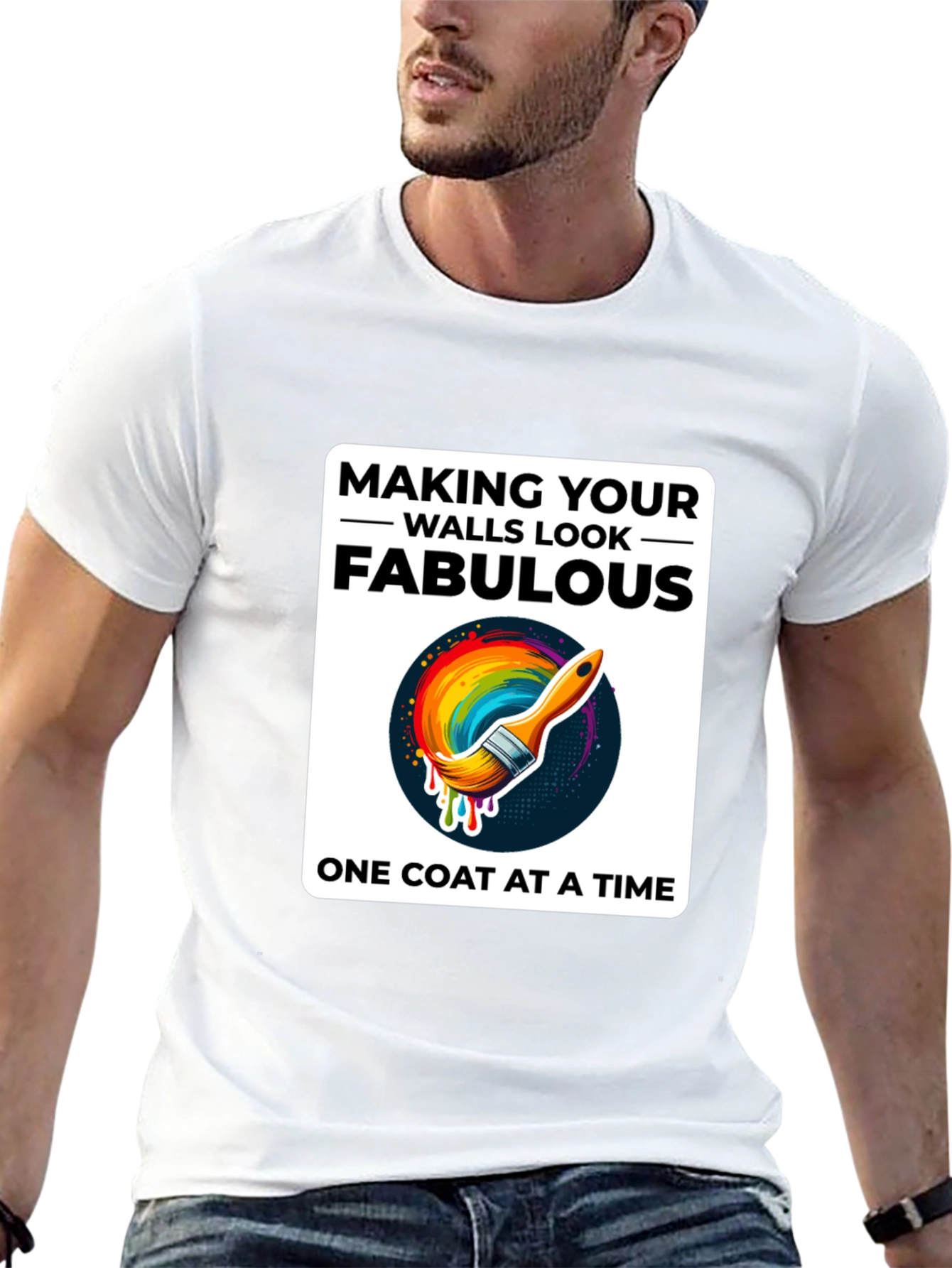 Fabulous Walls T-Shirt Painting Design