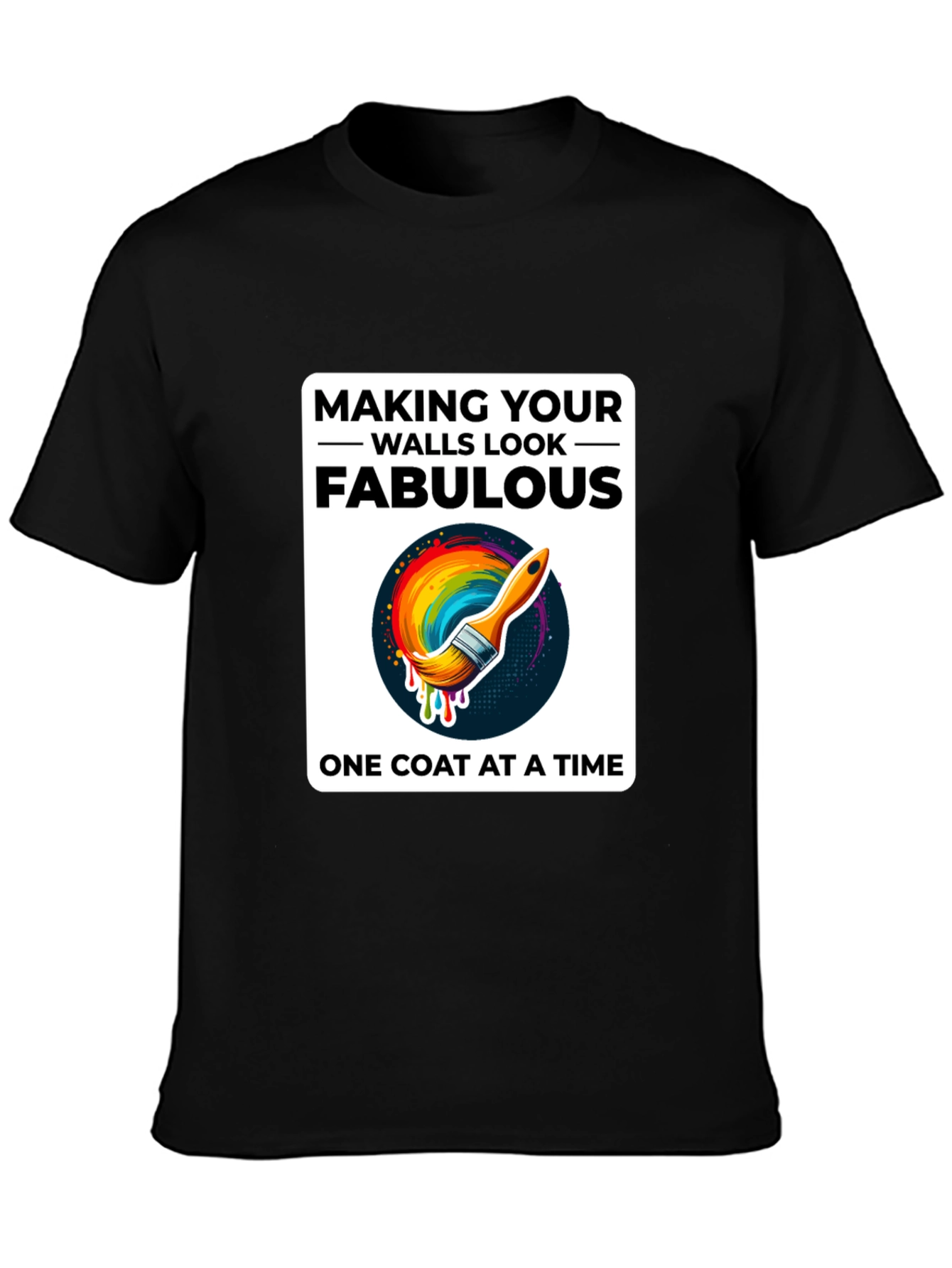 Fabulous Walls T-Shirt Painting Design
