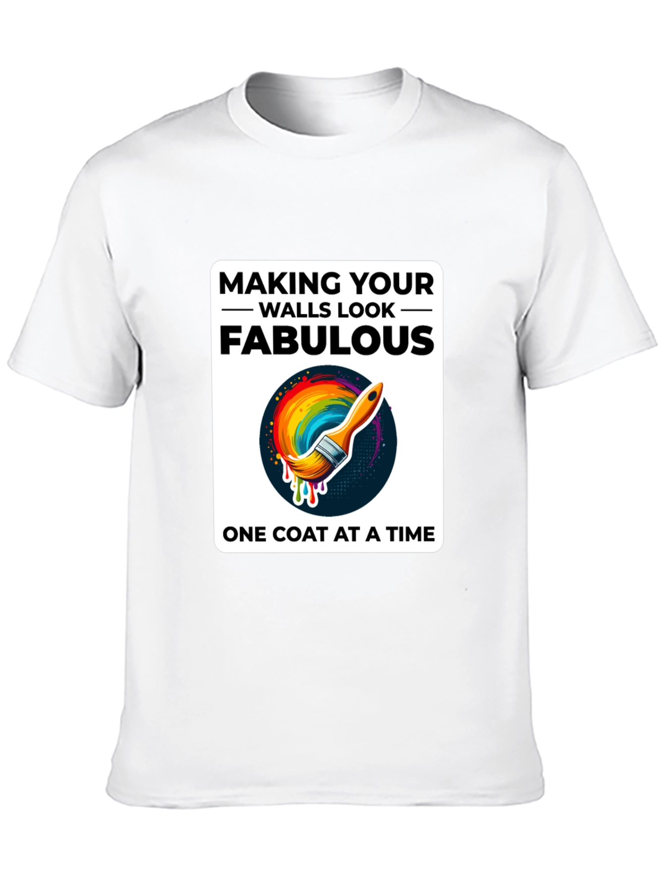 Fabulous Walls T-Shirt Painting Design