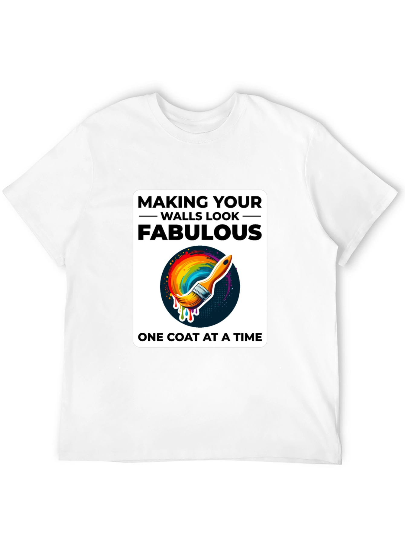 Fabulous Walls T-Shirt Painting Design