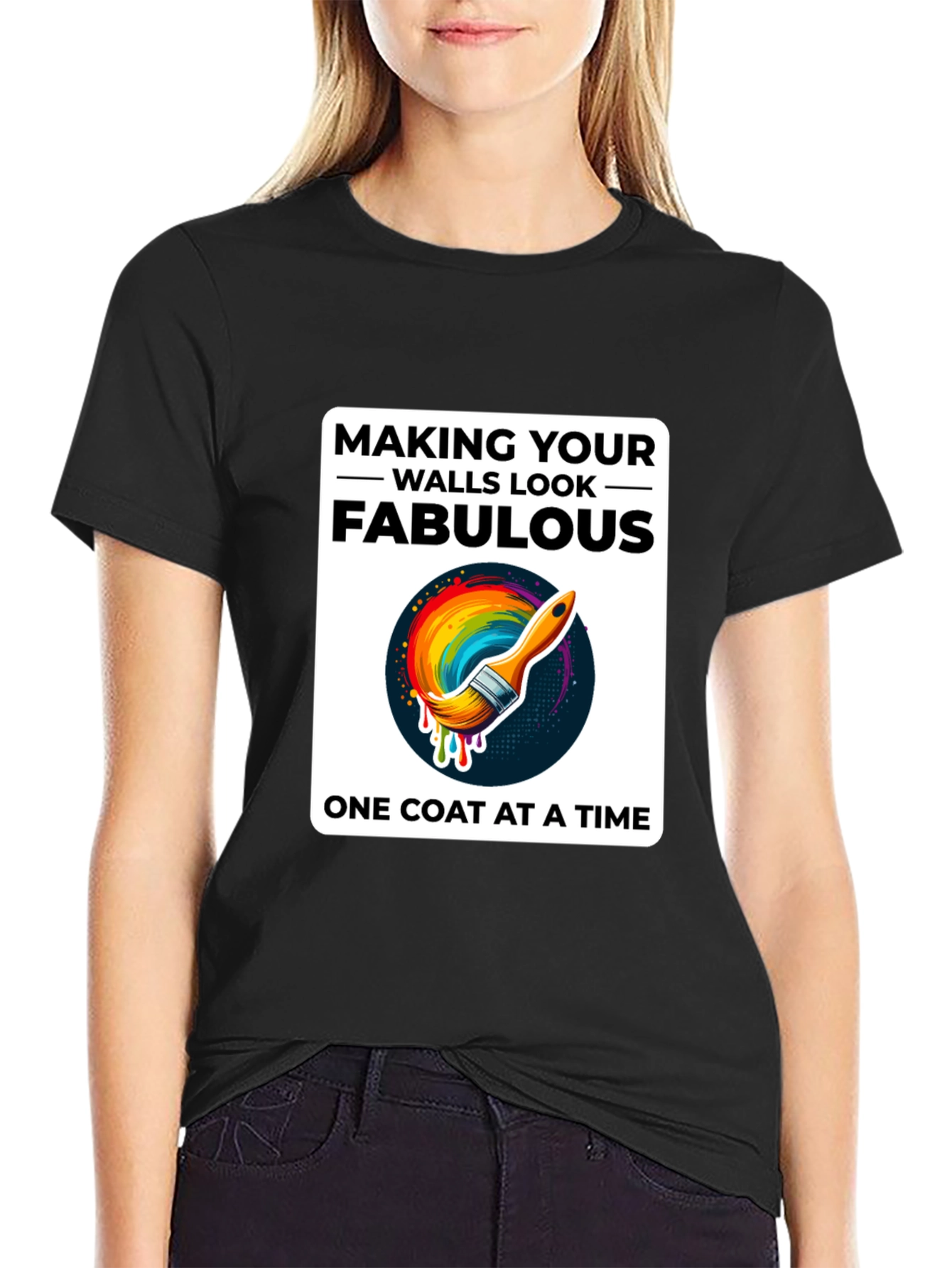 Fabulous Walls T-Shirt Painting Design