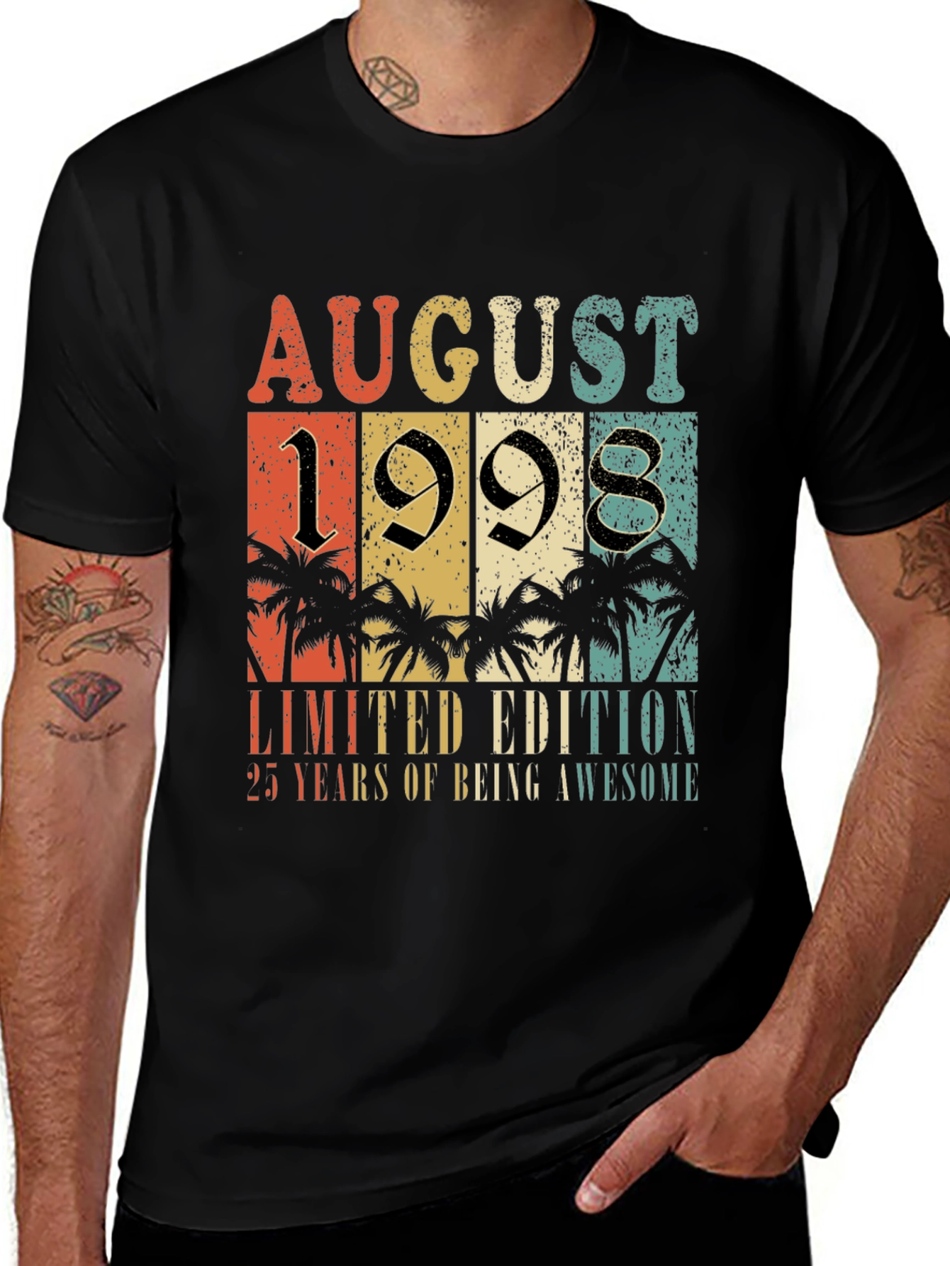 August 1998 Limited Edition 25th Birthday T-Shirt