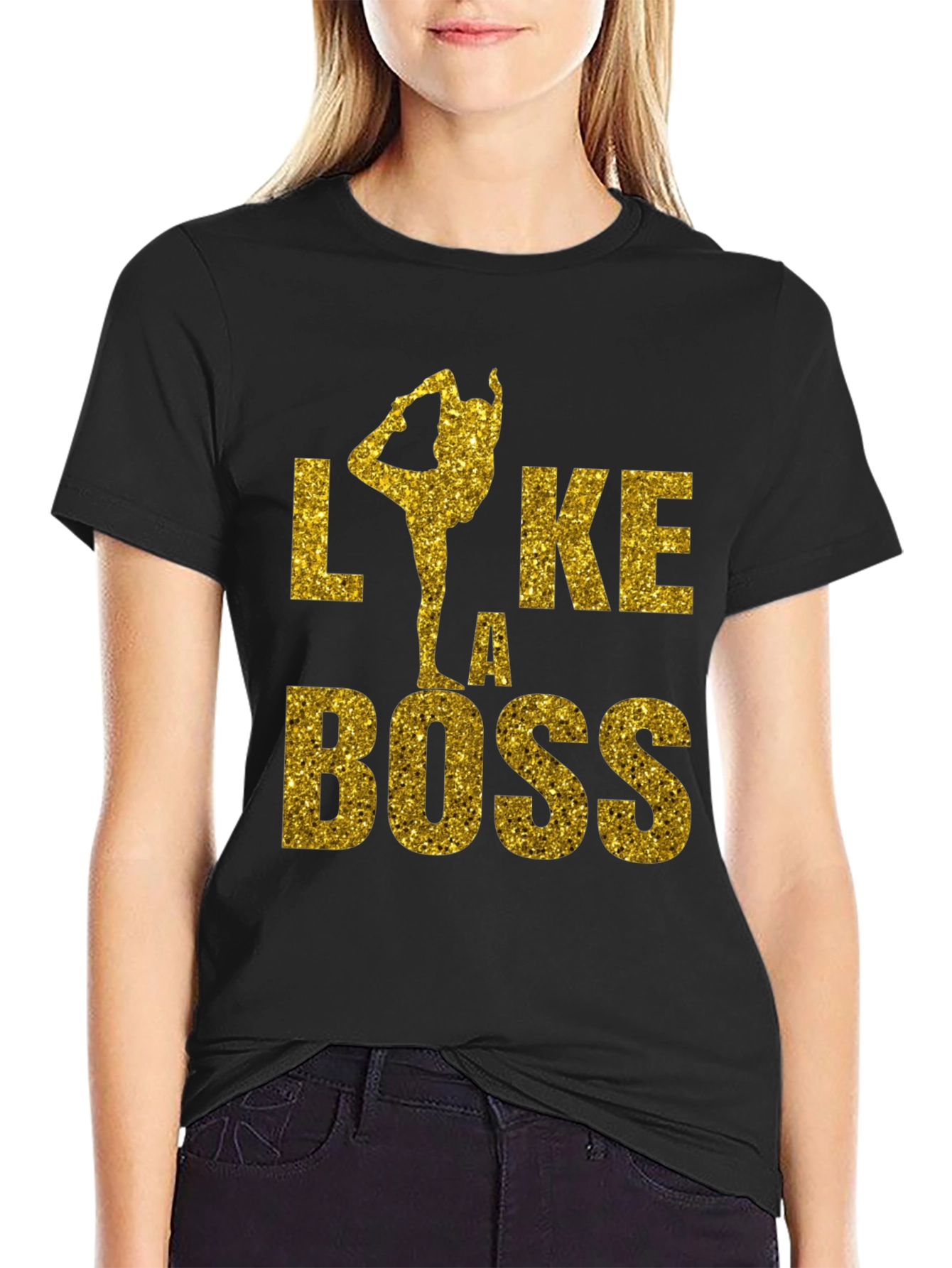 Like A Boss Gymnastics Graphic Tee