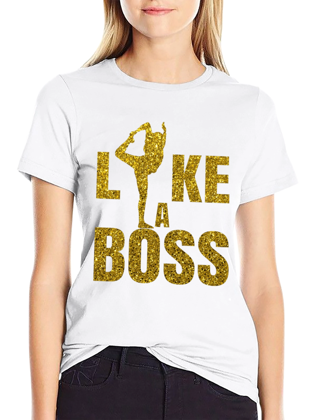 Like A Boss Gymnastics Graphic Tee