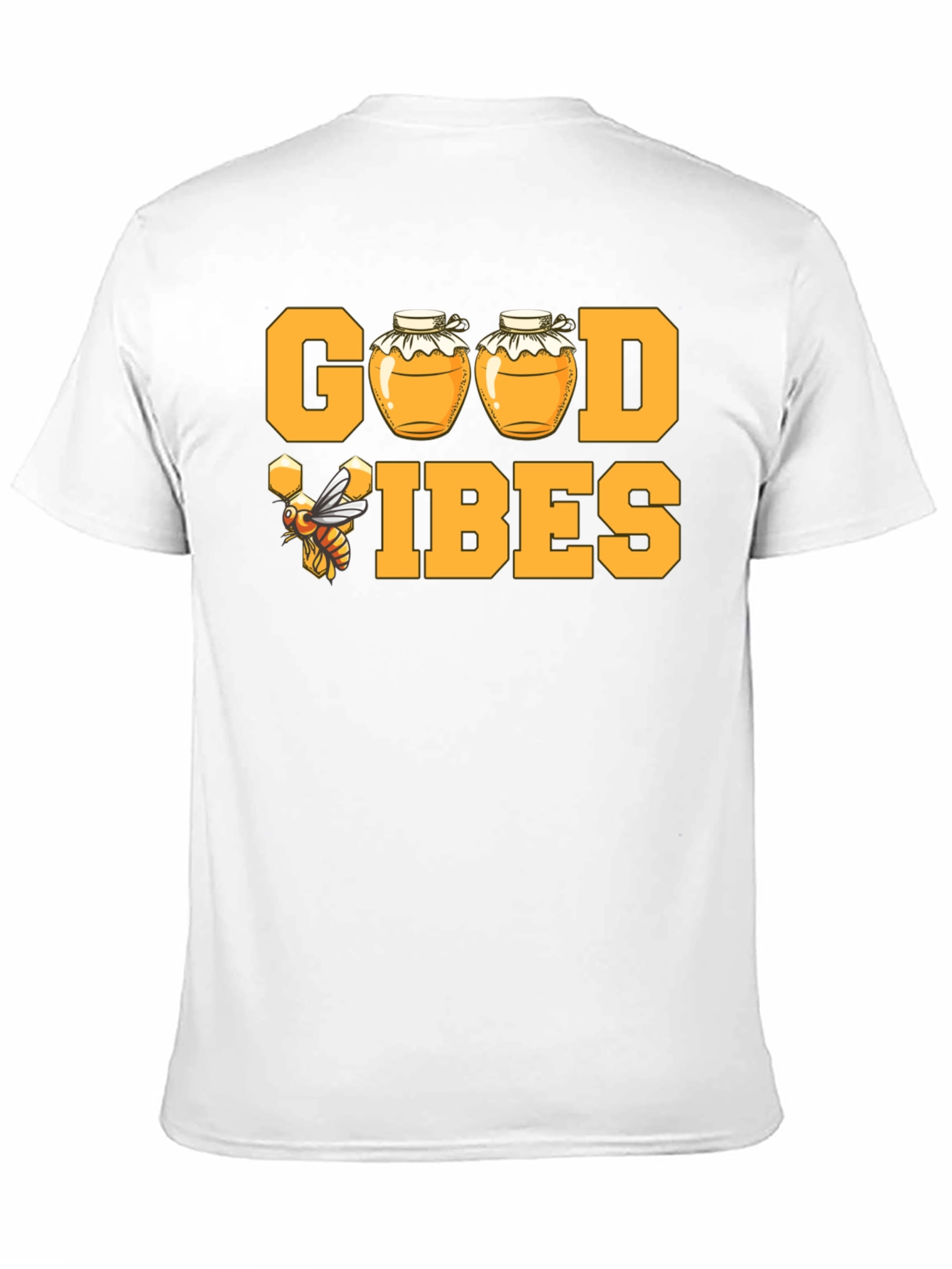 Good Vibes Honey Bee T-Shirt - Black