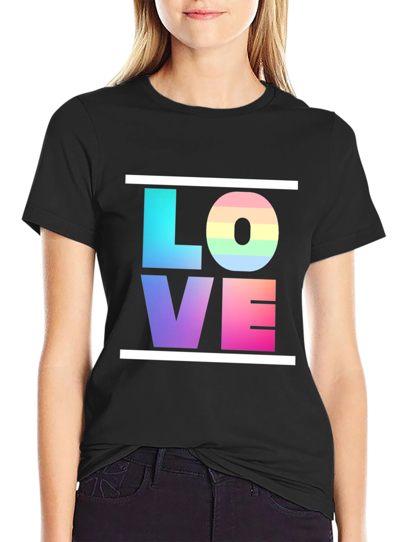 Rainbow Love T-Shirt - Pride & Positivity