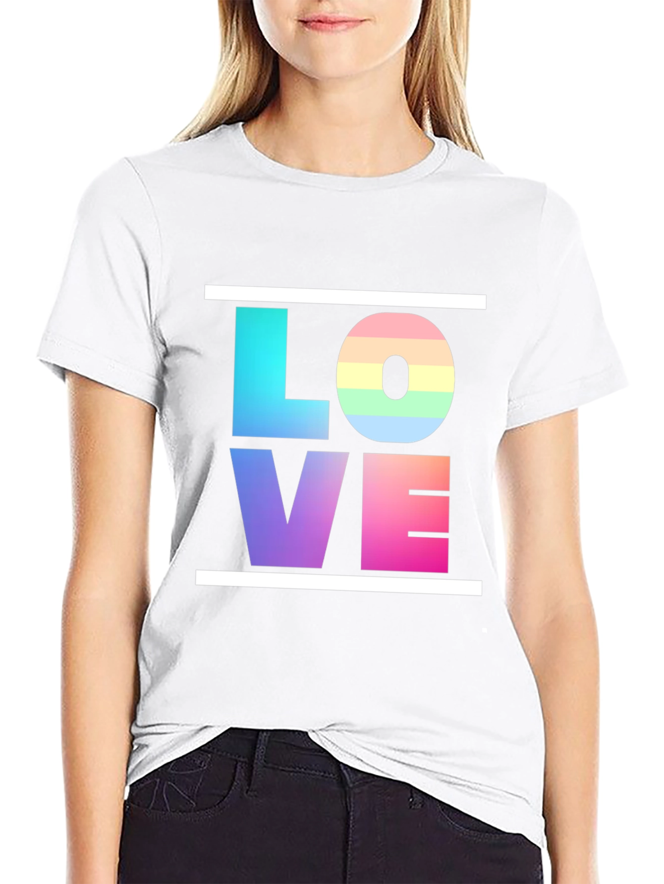 Rainbow Love T-Shirt - Pride & Positivity