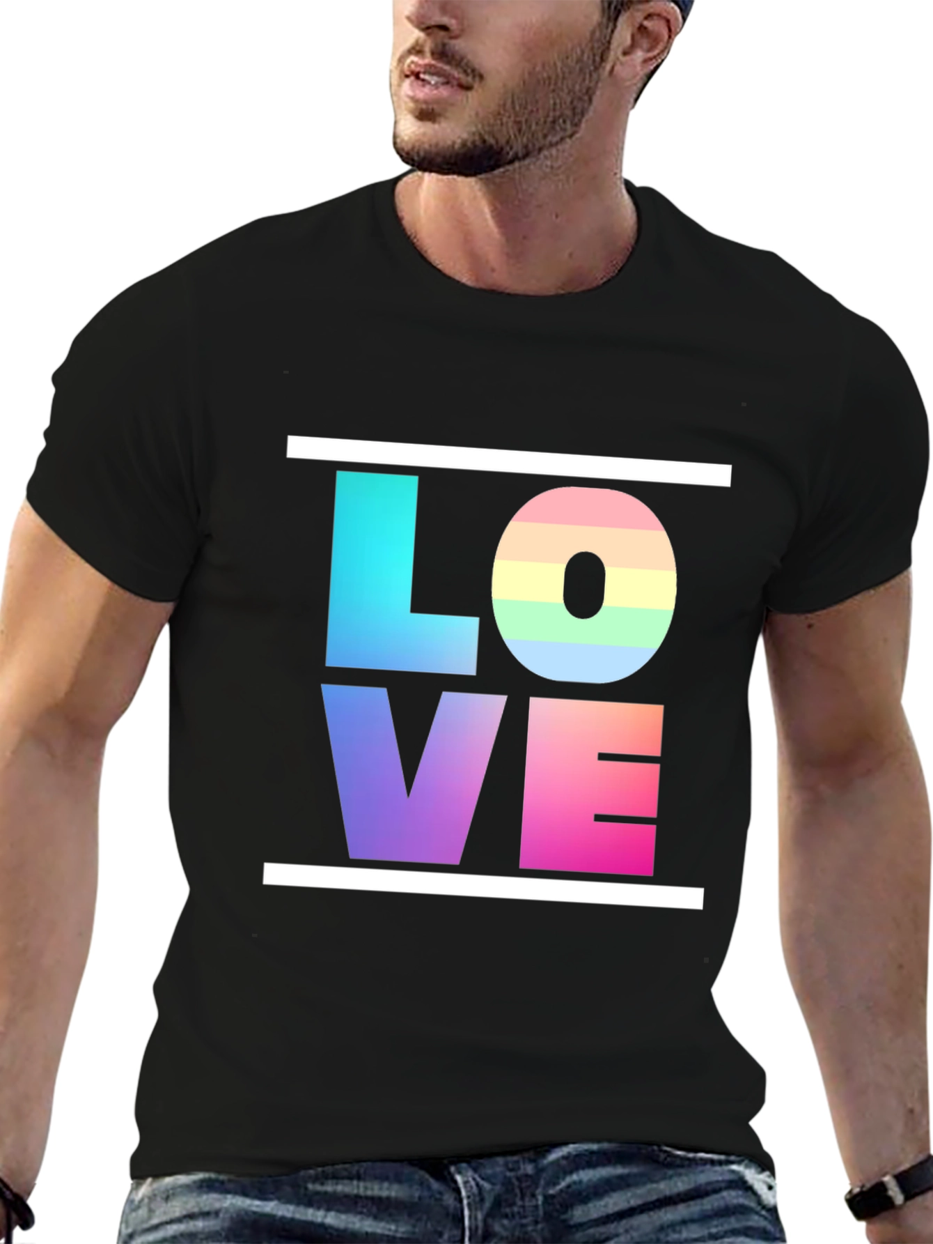Rainbow Love T-Shirt - Pride & Positivity
