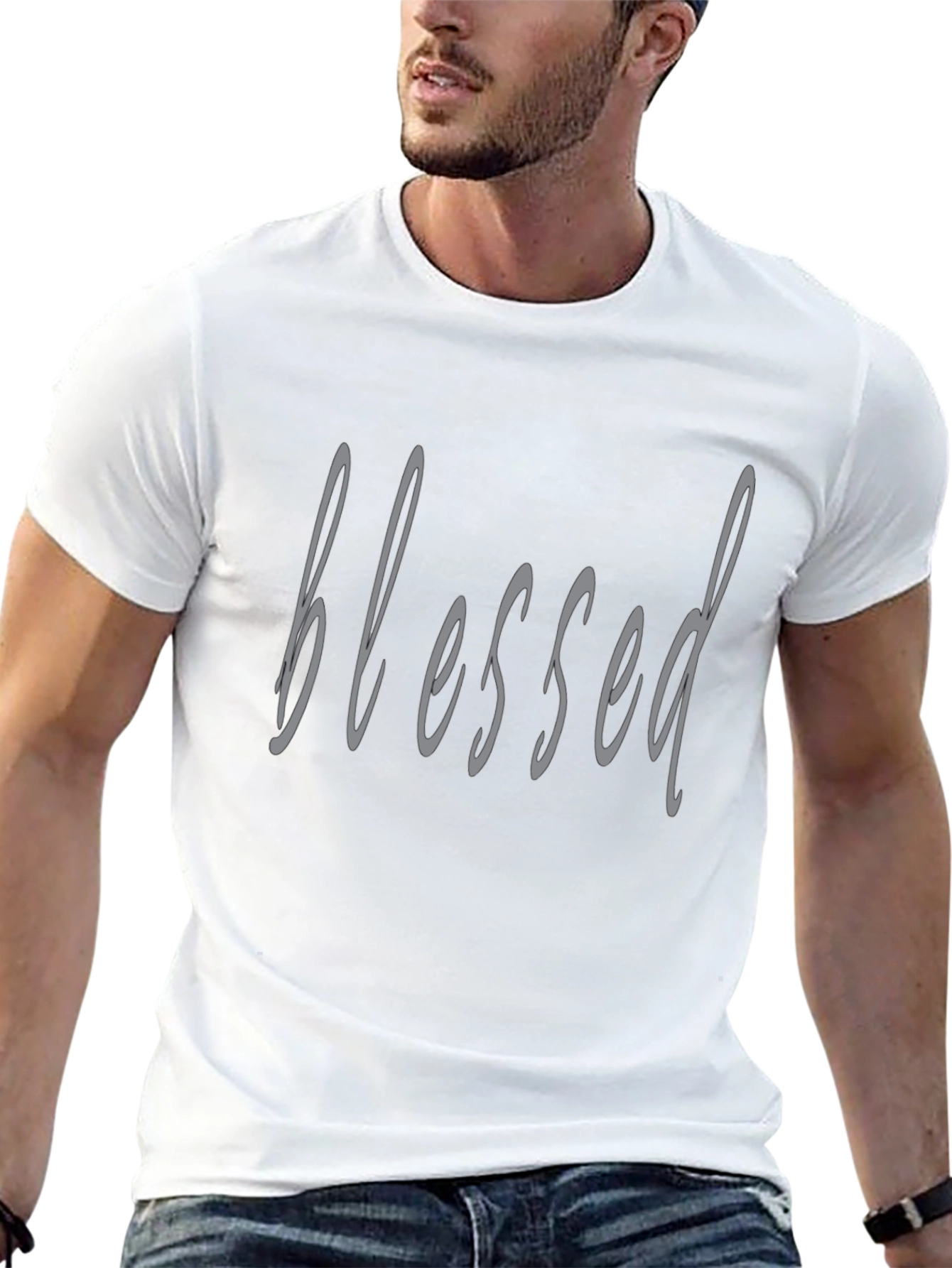 Blessed T-Shirt - Stylish Mens Graphic Tee