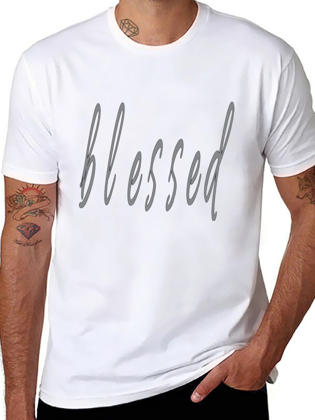 Blessed T-Shirt - Stylish Mens Graphic Tee