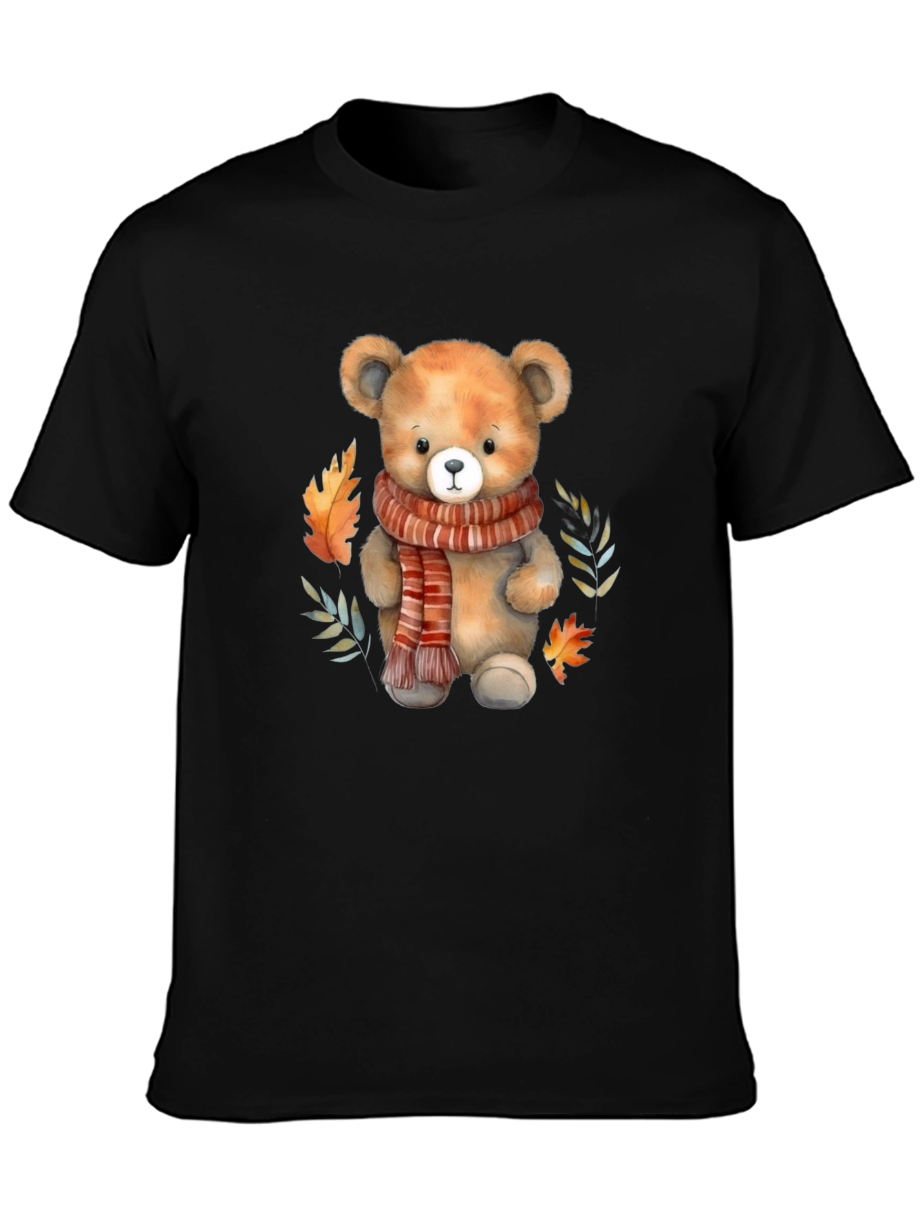 Teddy Bear Fall Leaves T-Shirt