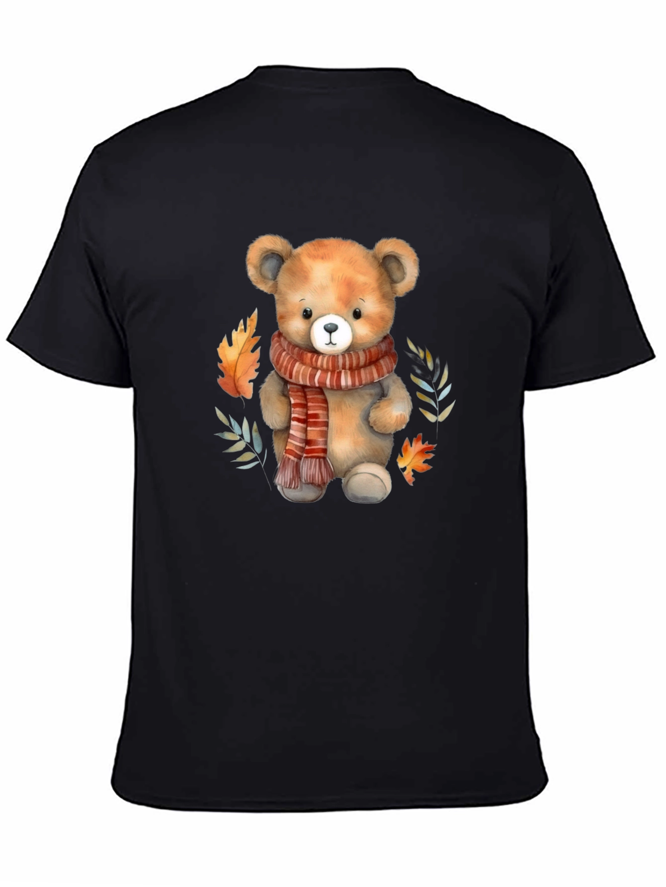 Teddy Bear Fall Leaves T-Shirt