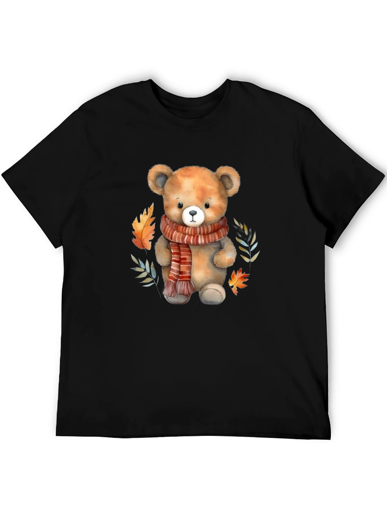 Teddy Bear Fall Leaves T-Shirt