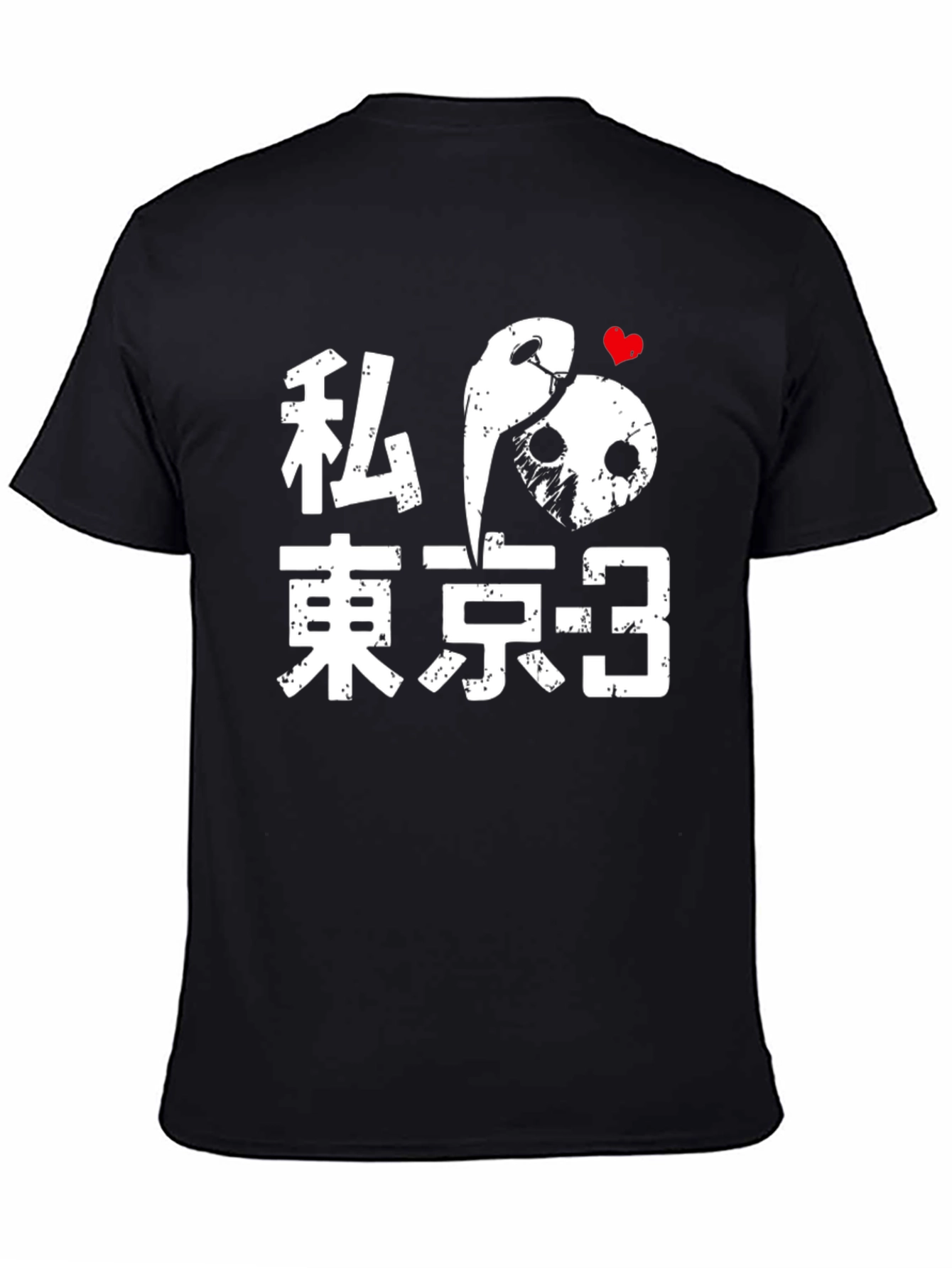 Tokyo-3 Anime Graphic T-Shirt - Soft Black Cotton