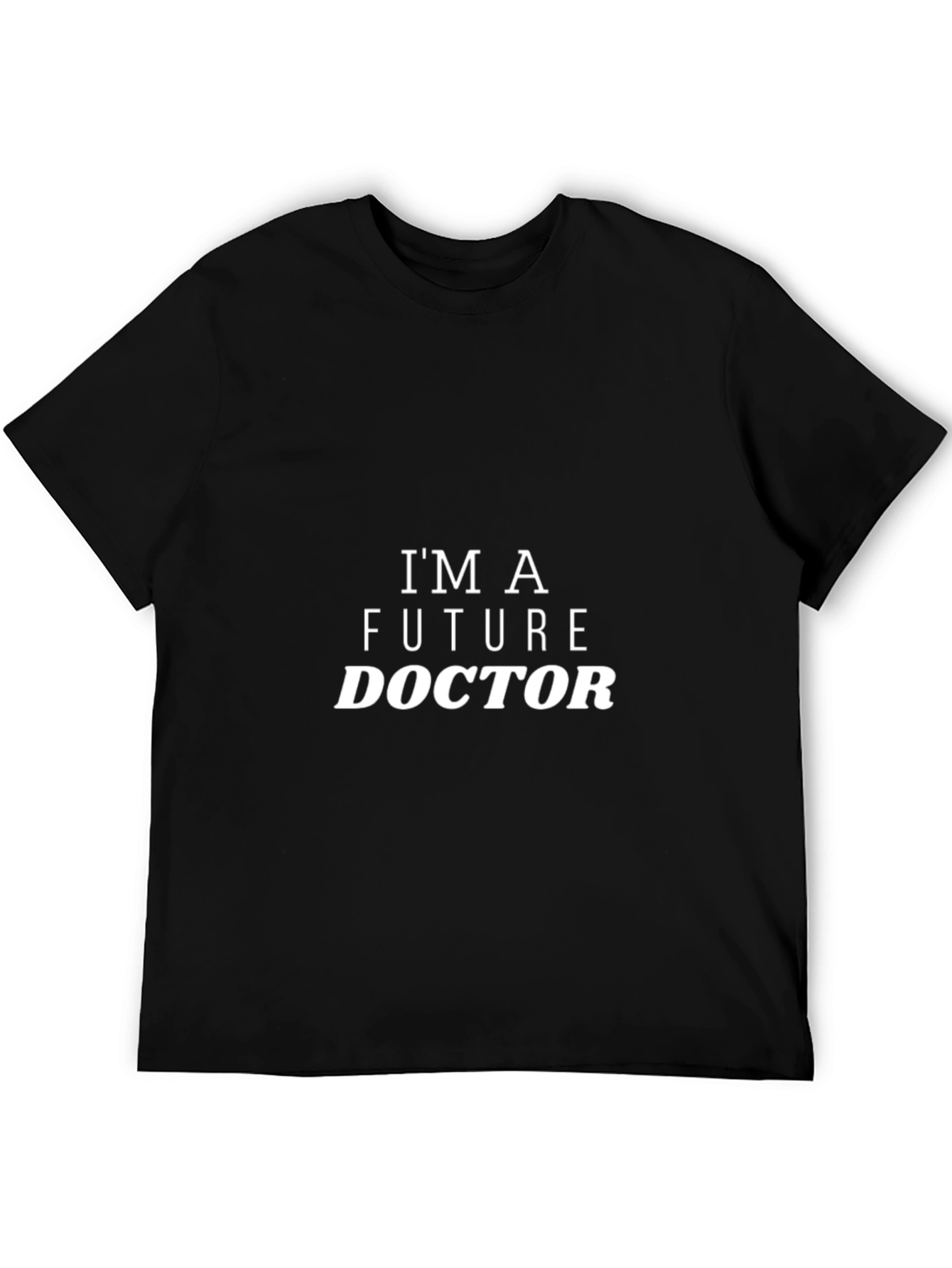 Future Doctor T-Shirt - Black Cotton