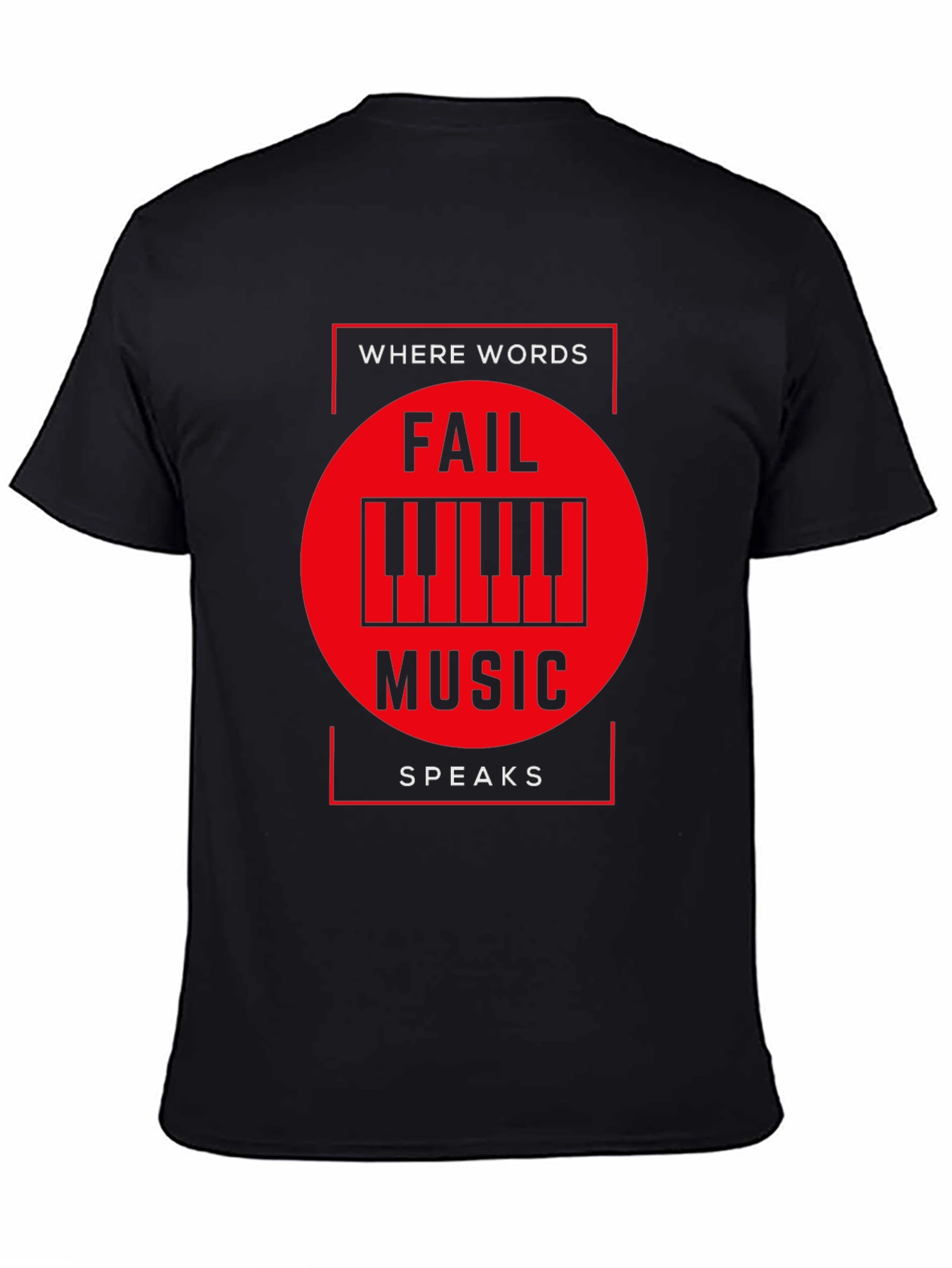 Music Speaks T-Shirt - Where Words Fail