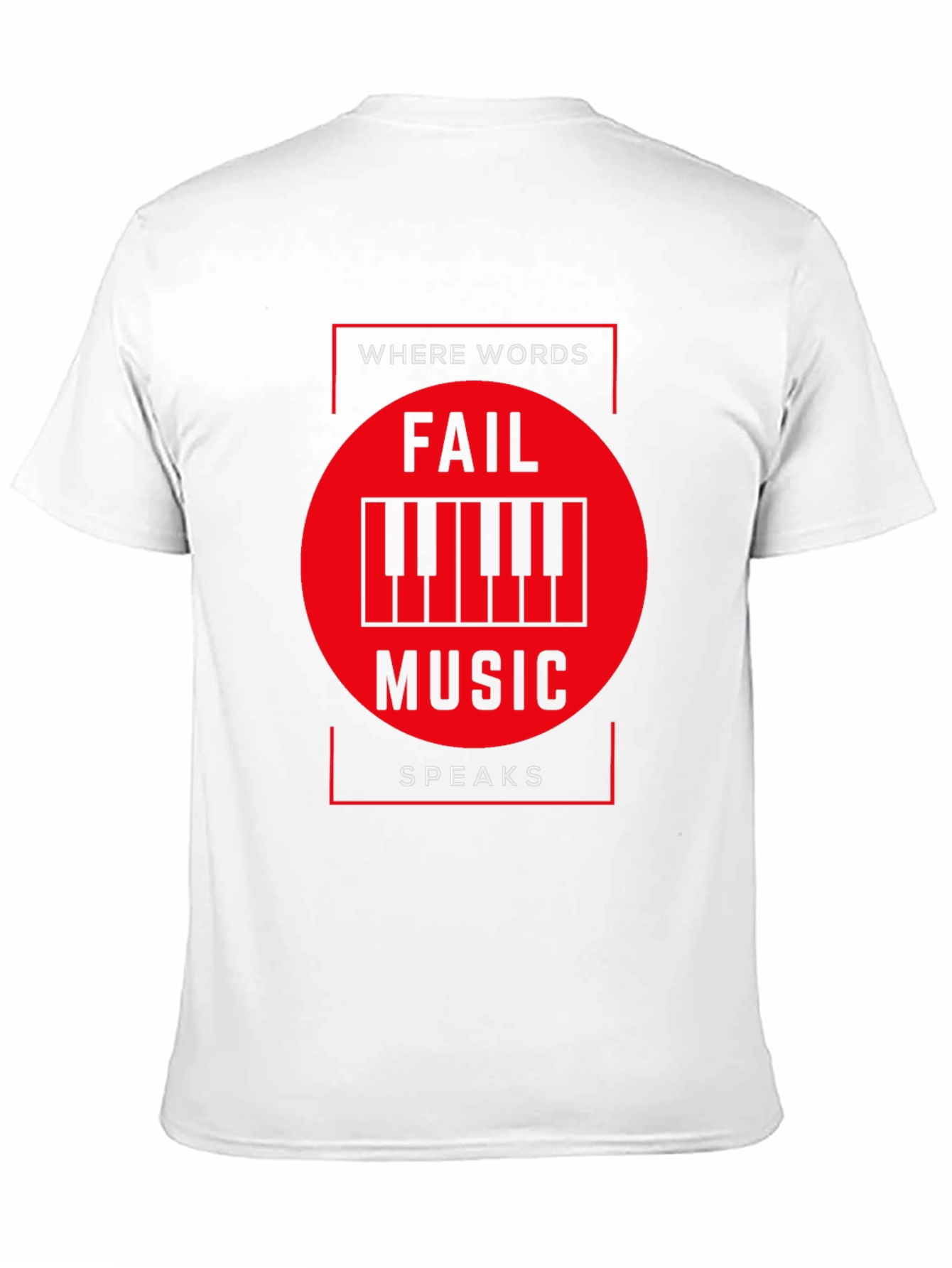 Music Speaks T-Shirt - Where Words Fail