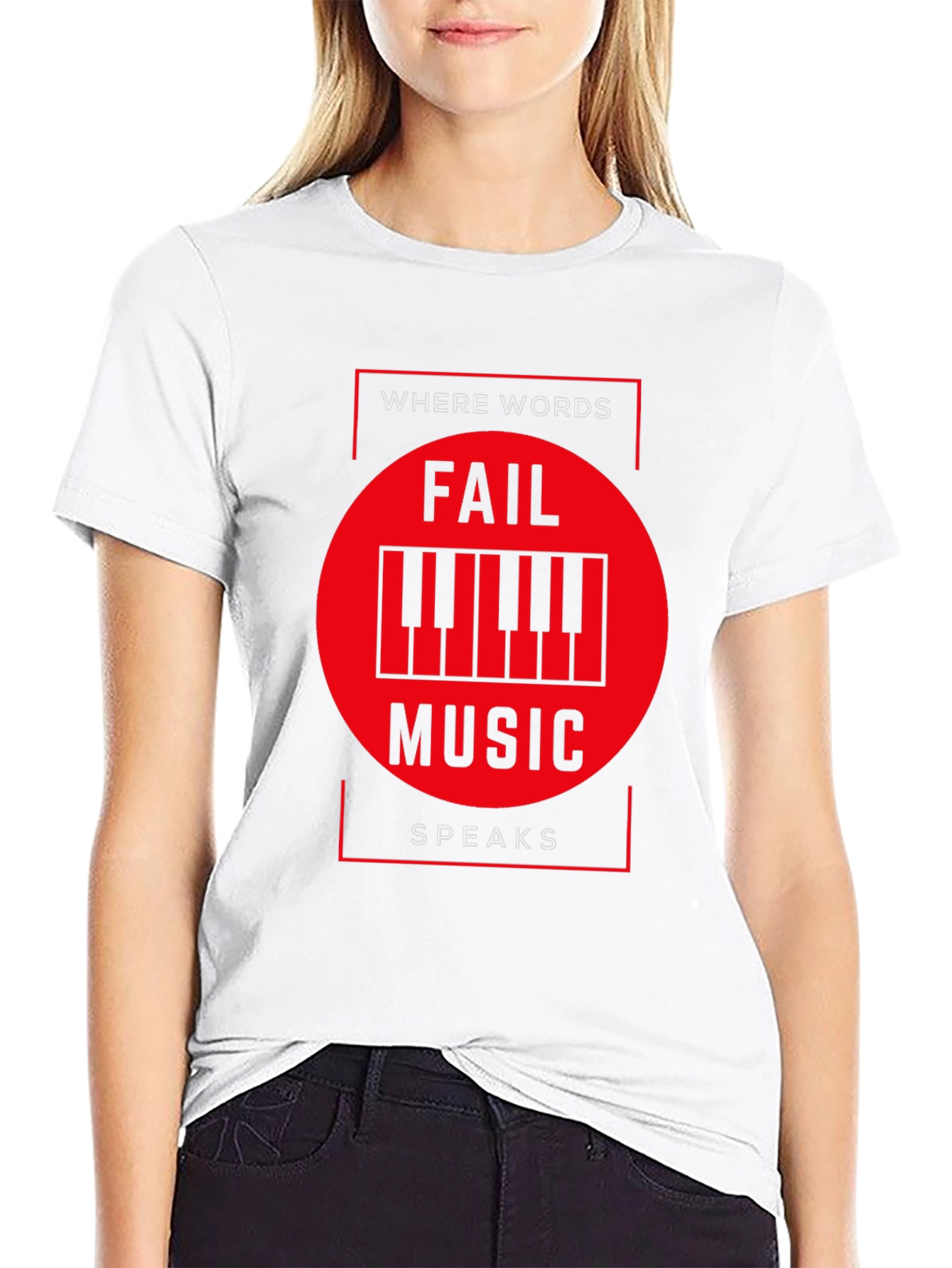 Music Speaks T-Shirt - Where Words Fail