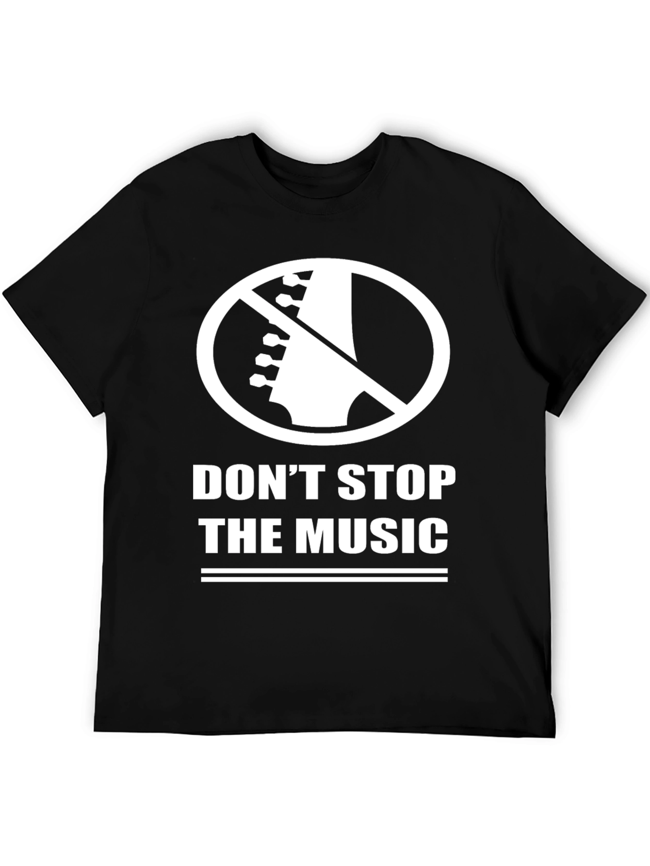 Dont Stop The Music Black T-Shirt