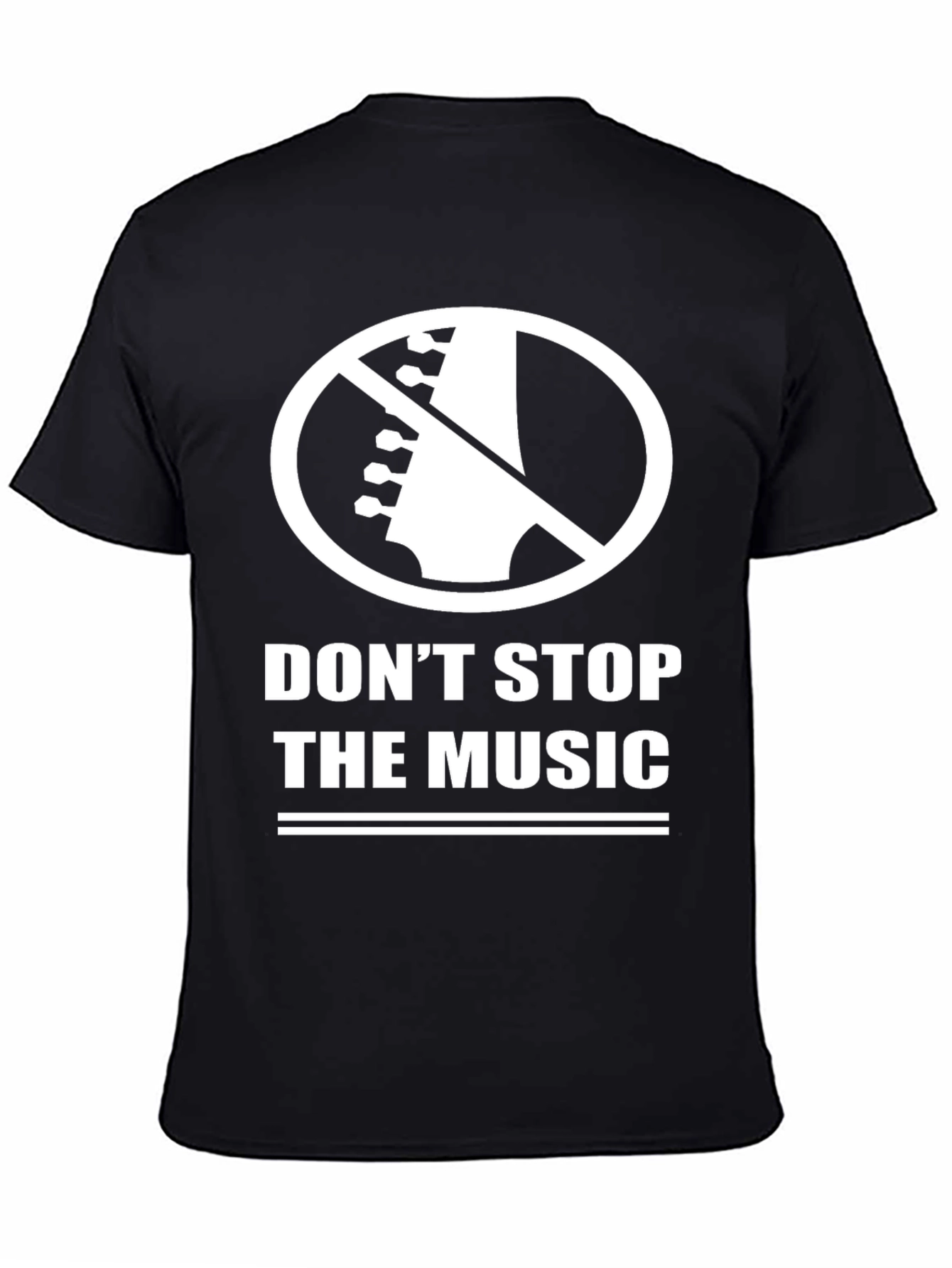 Dont Stop The Music Black T-Shirt