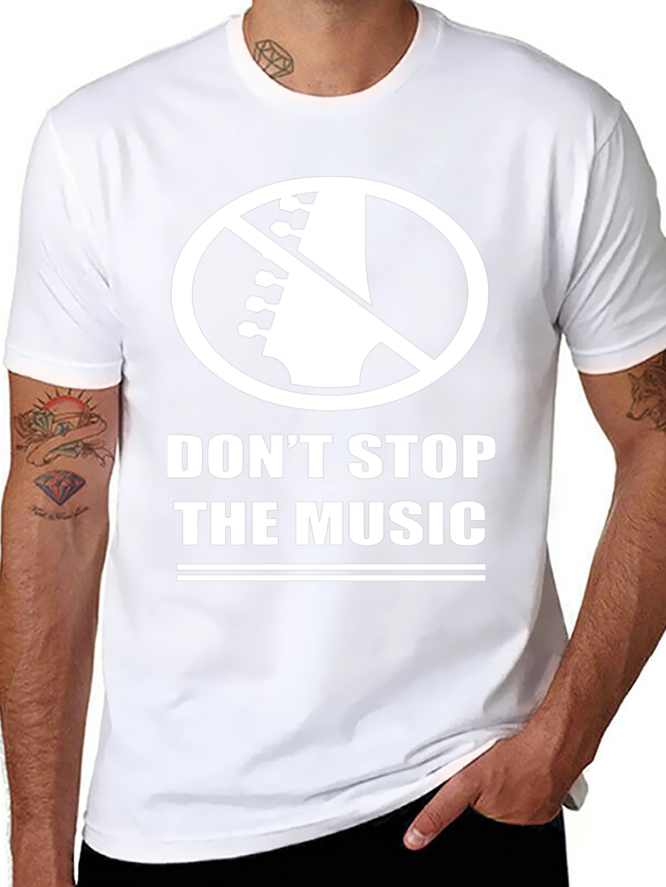 Dont Stop The Music Black T-Shirt
