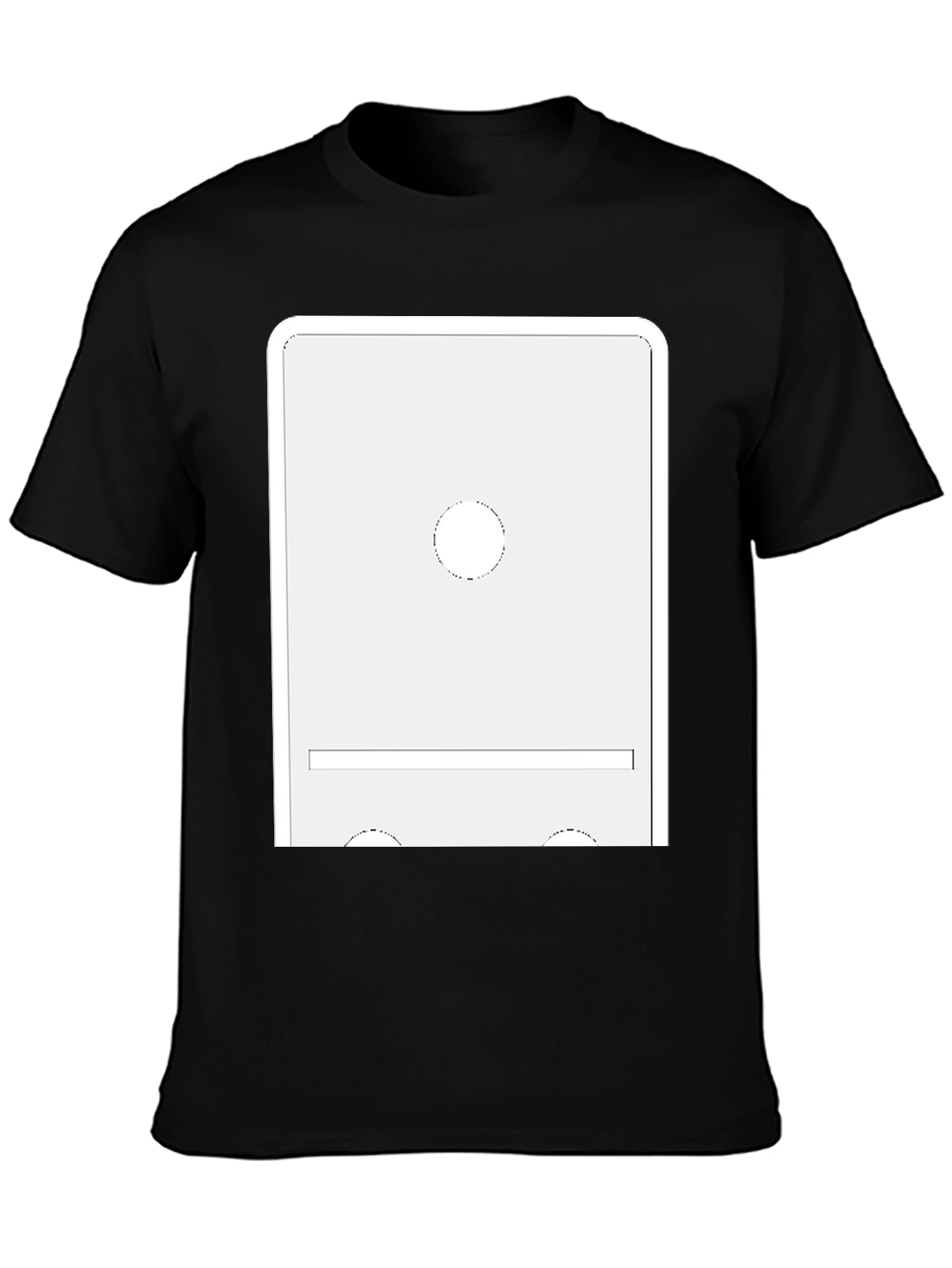 Modern Domino Graphic Tee - Unique Design