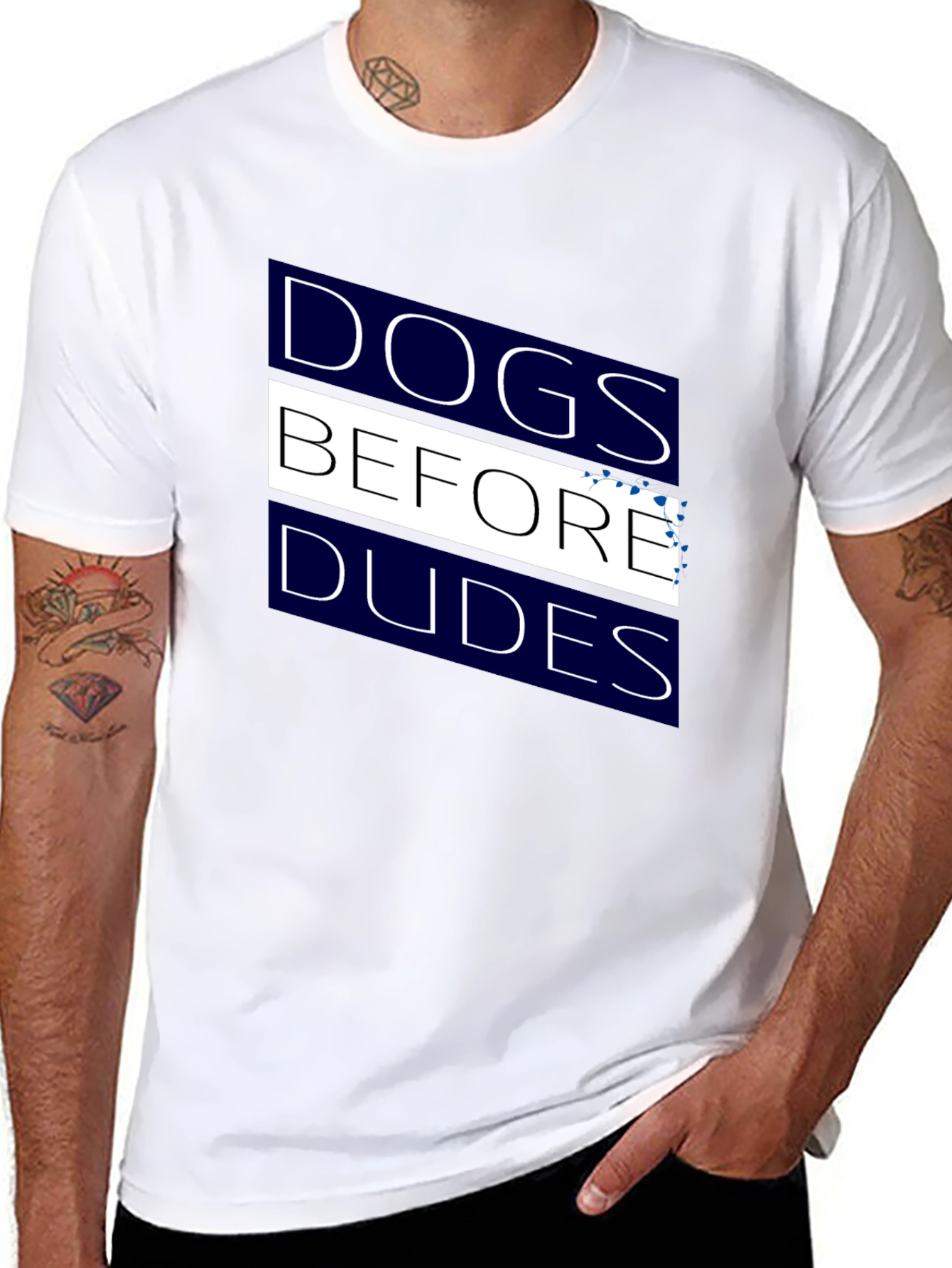 Dogs Before Dudes Graphic T-Shirt