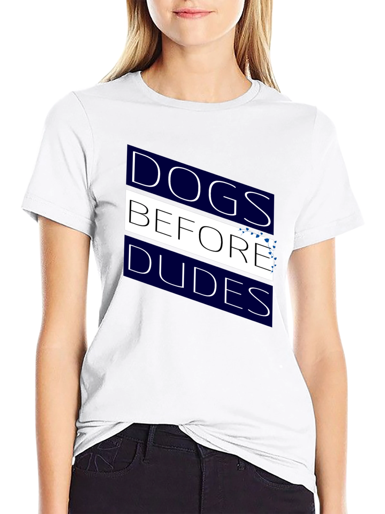 Dogs Before Dudes Graphic T-Shirt
