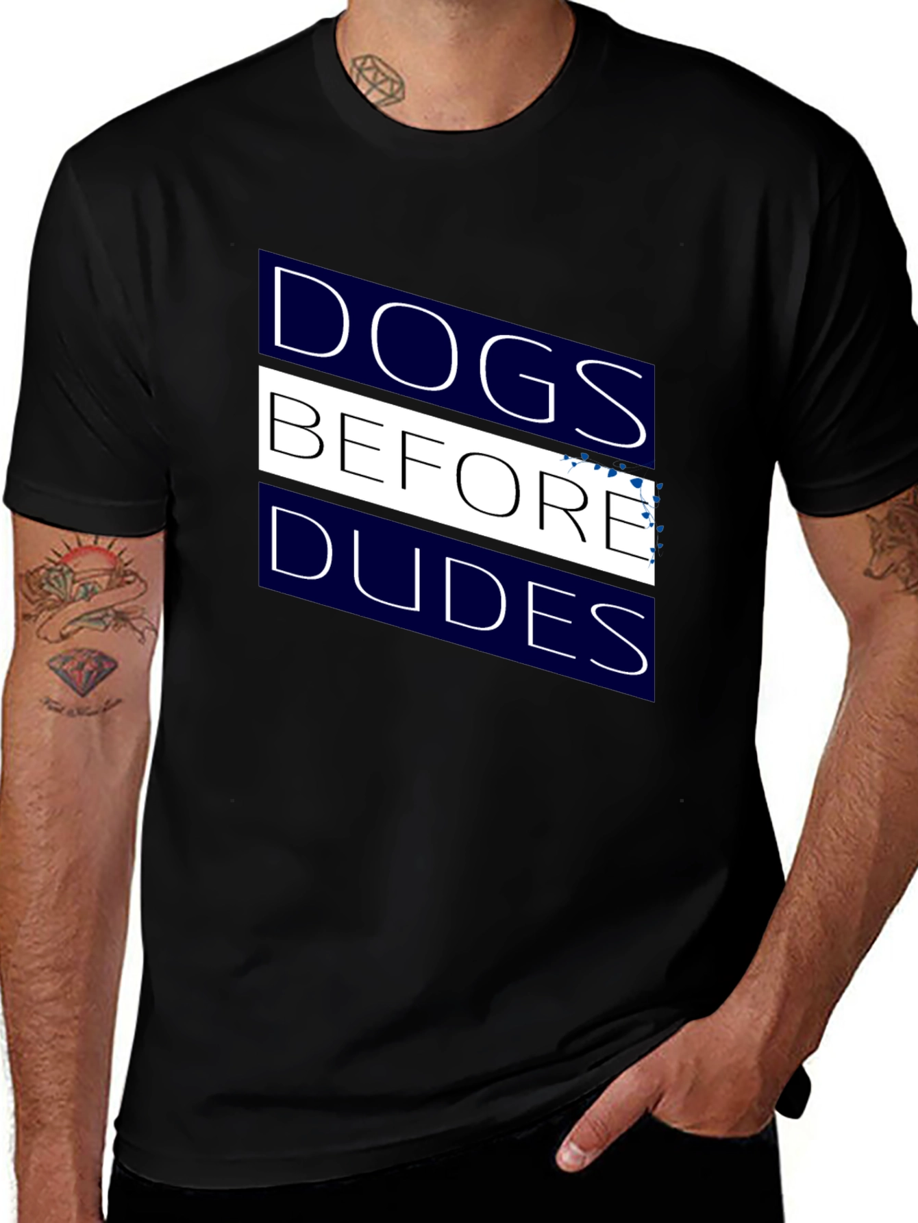 Dogs Before Dudes Graphic T-Shirt