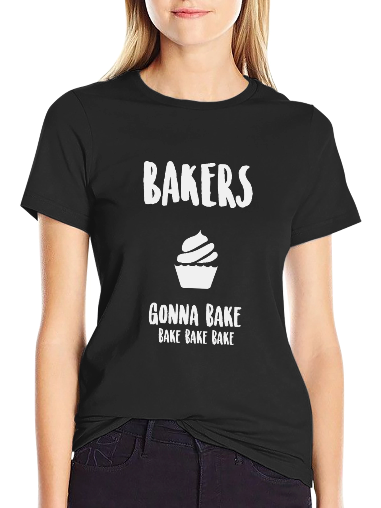 Bakers Gonna Bake Graphic T-Shirt - Black