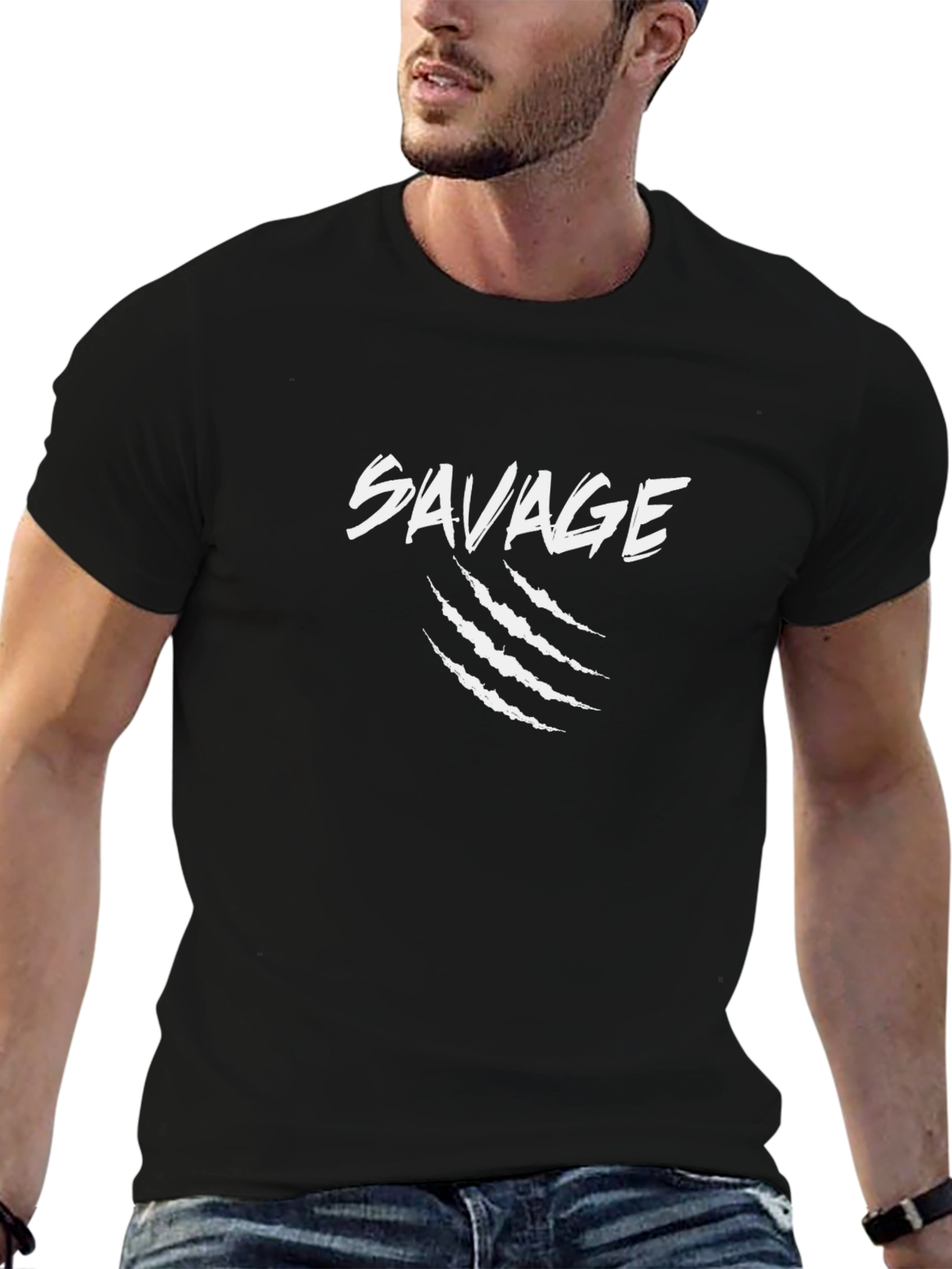 Savage Graphic Print T-Shirt
