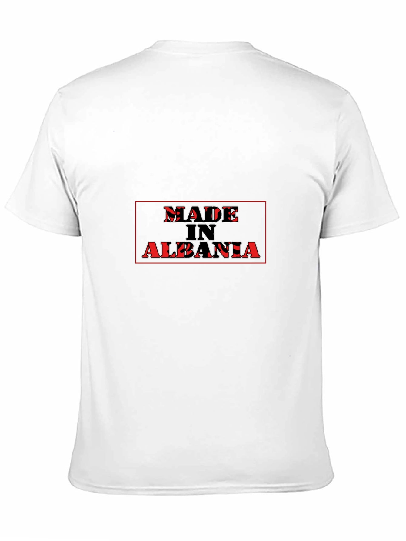 Made in Albania T-Shirt | Black Graphic Tee