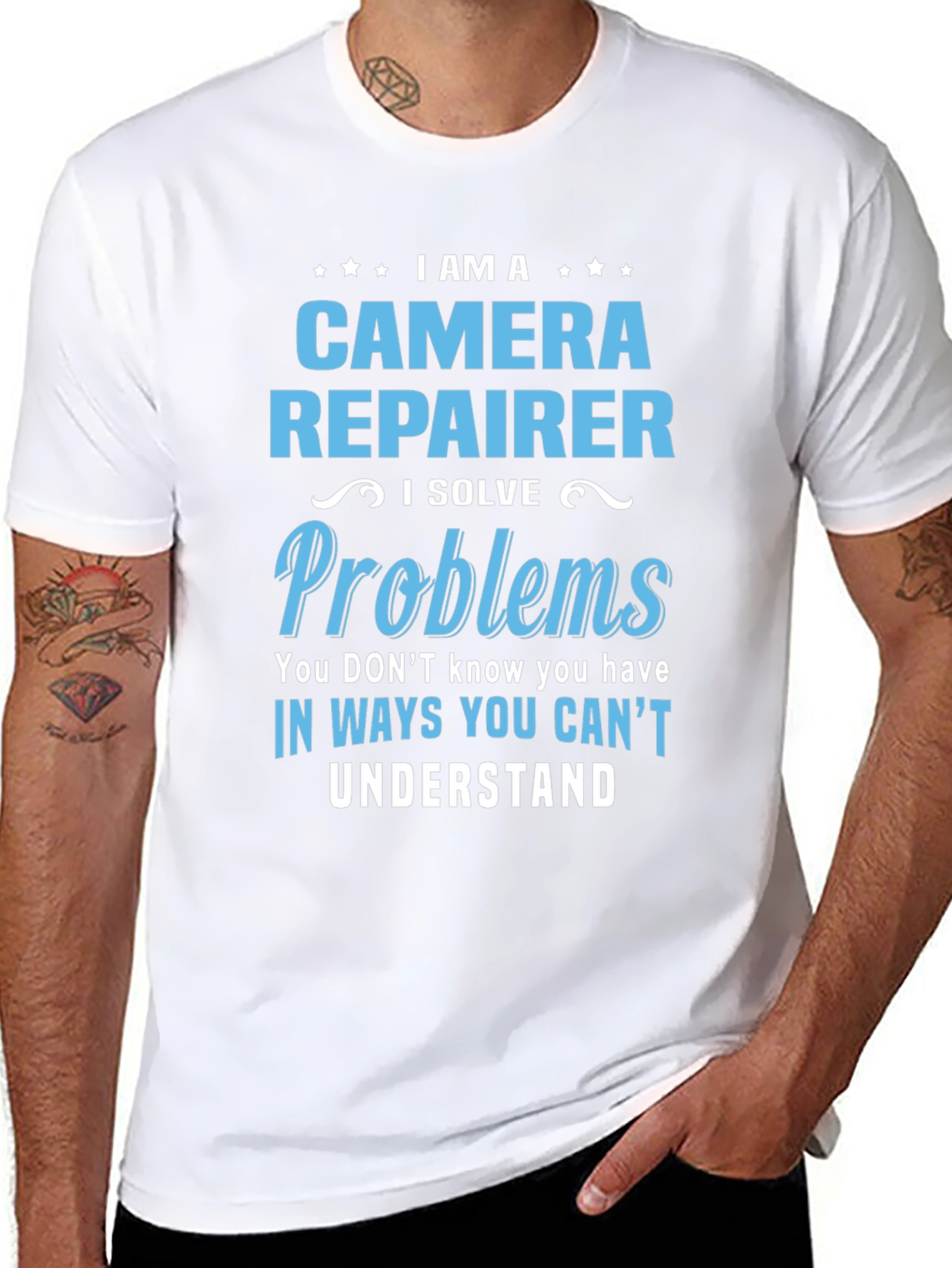 Camera Repairer T-Shirt - Solve Problems