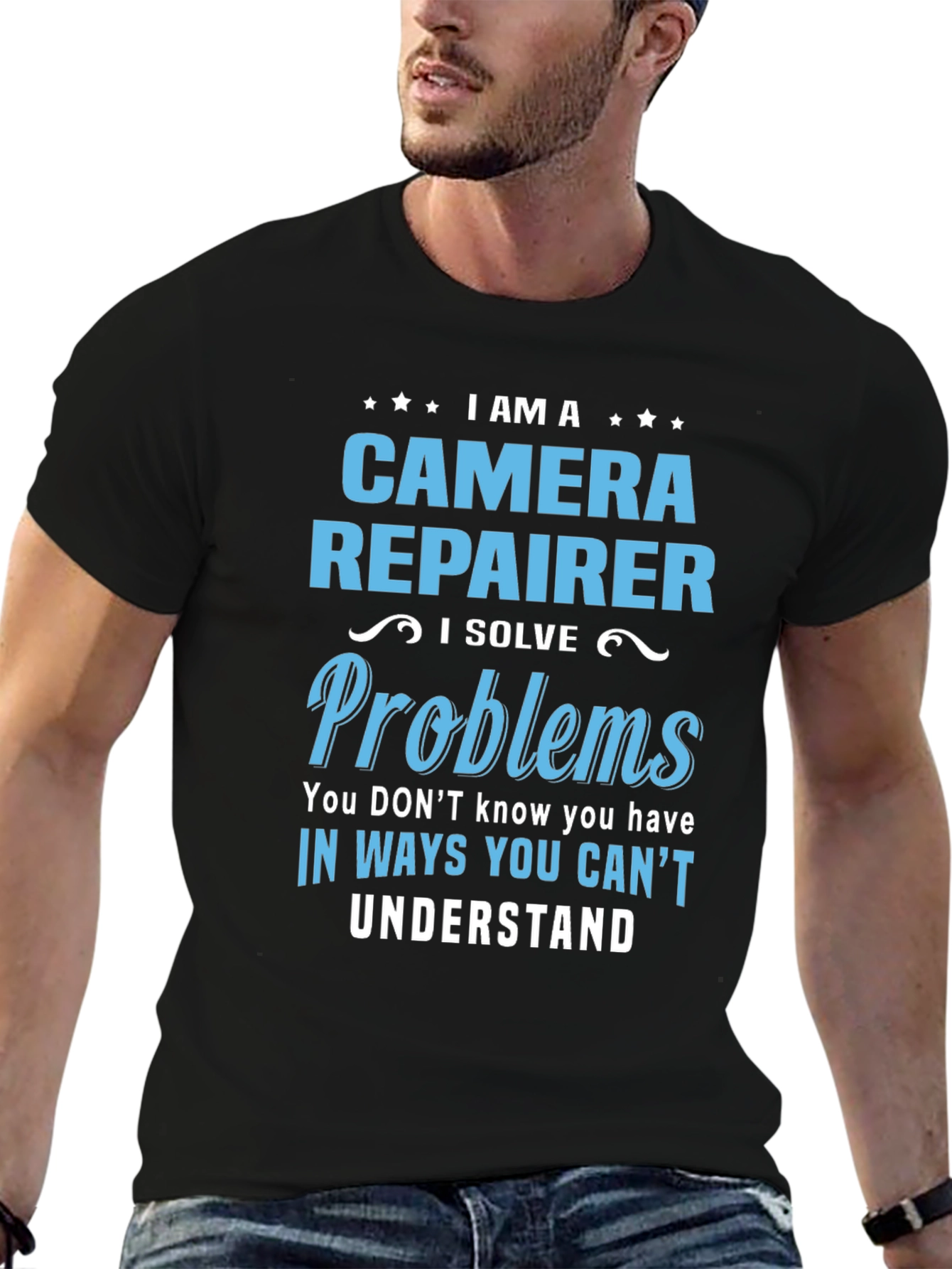 Camera Repairer T-Shirt - Solve Problems