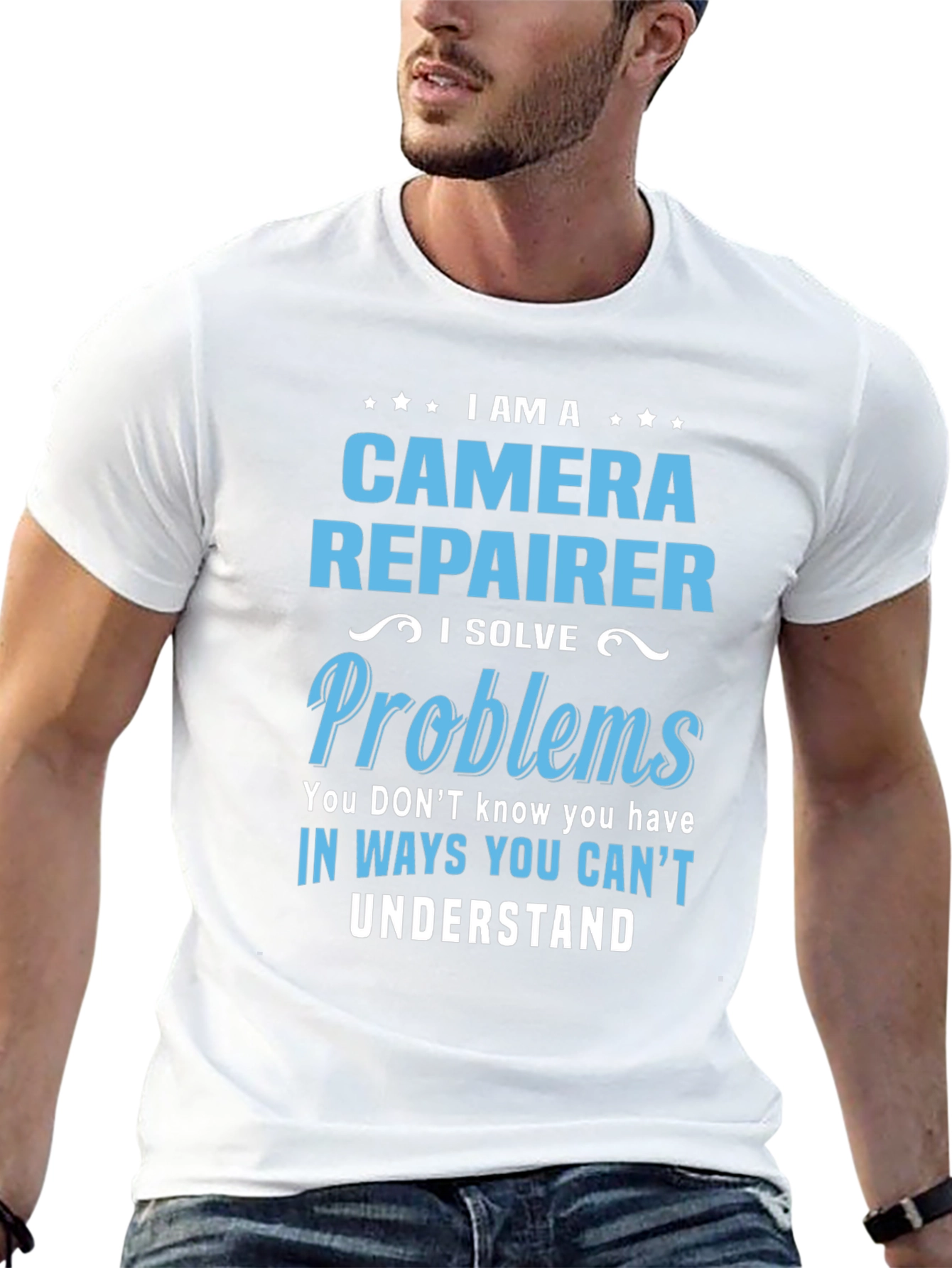 Camera Repairer T-Shirt - Solve Problems