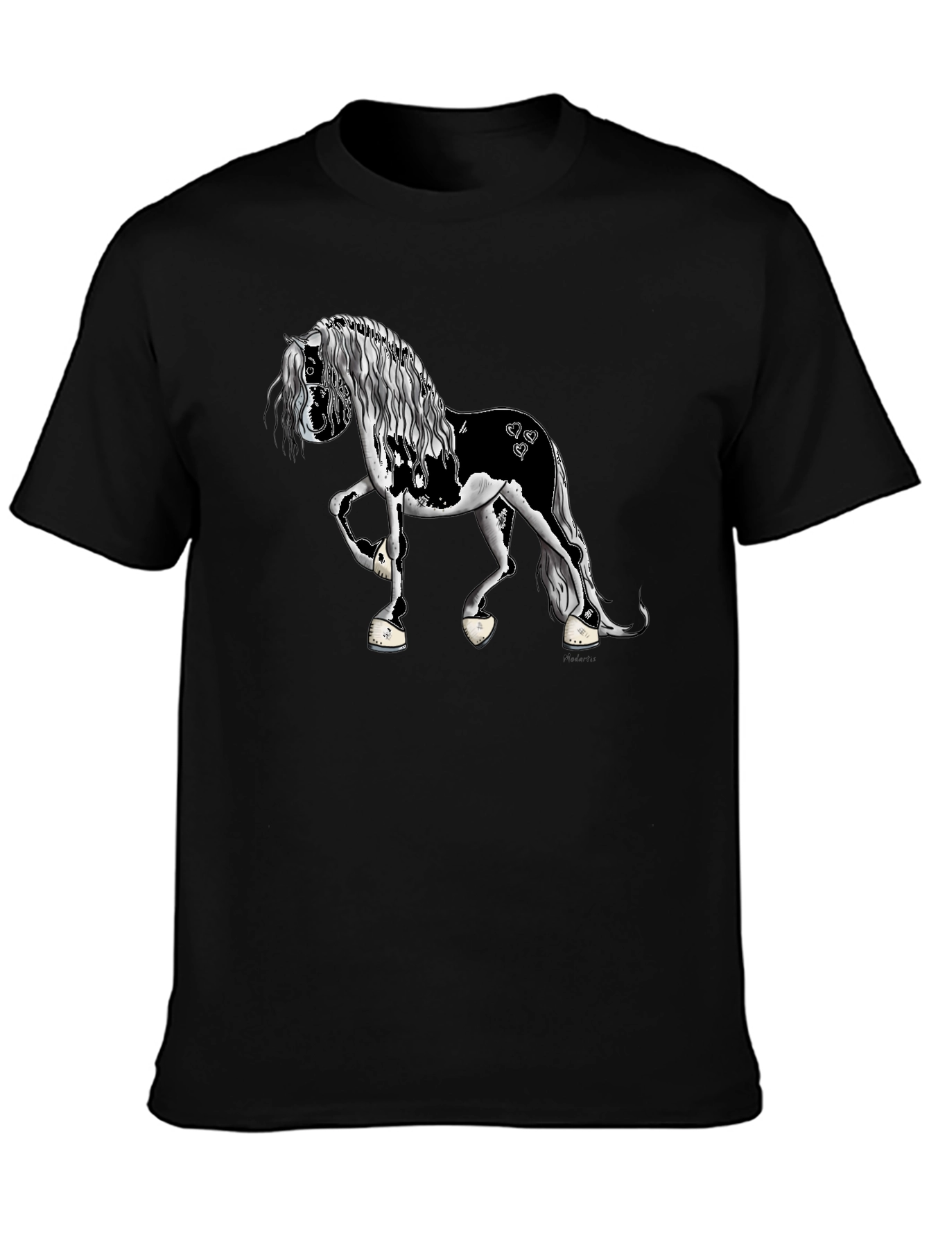 Horse Graphic Black T-Shirt