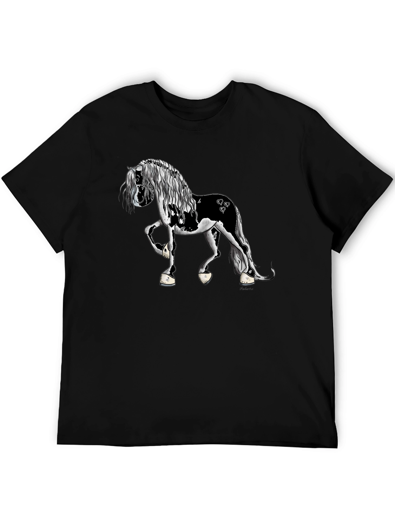 Horse Graphic Black T-Shirt
