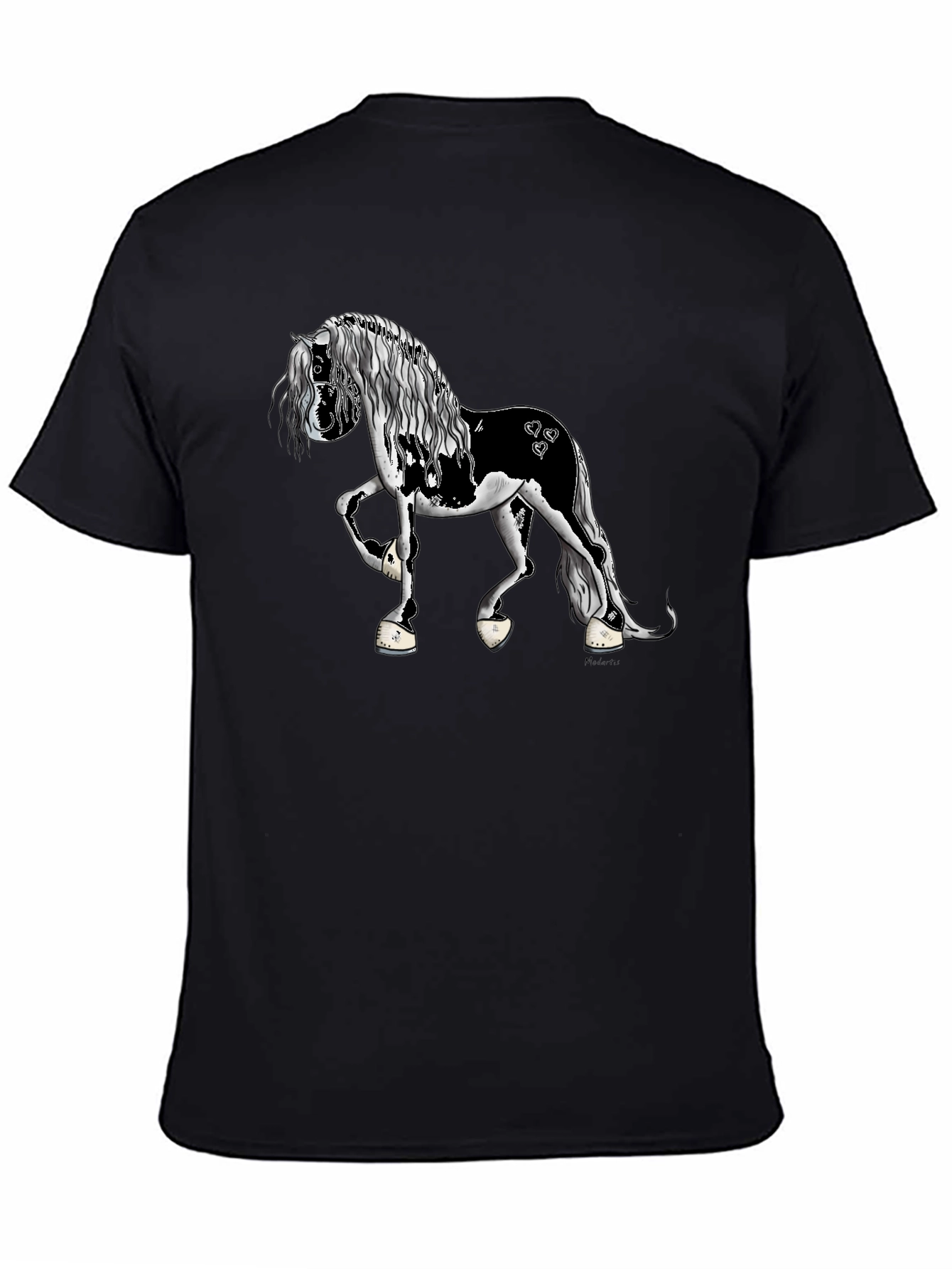 Horse Graphic Black T-Shirt